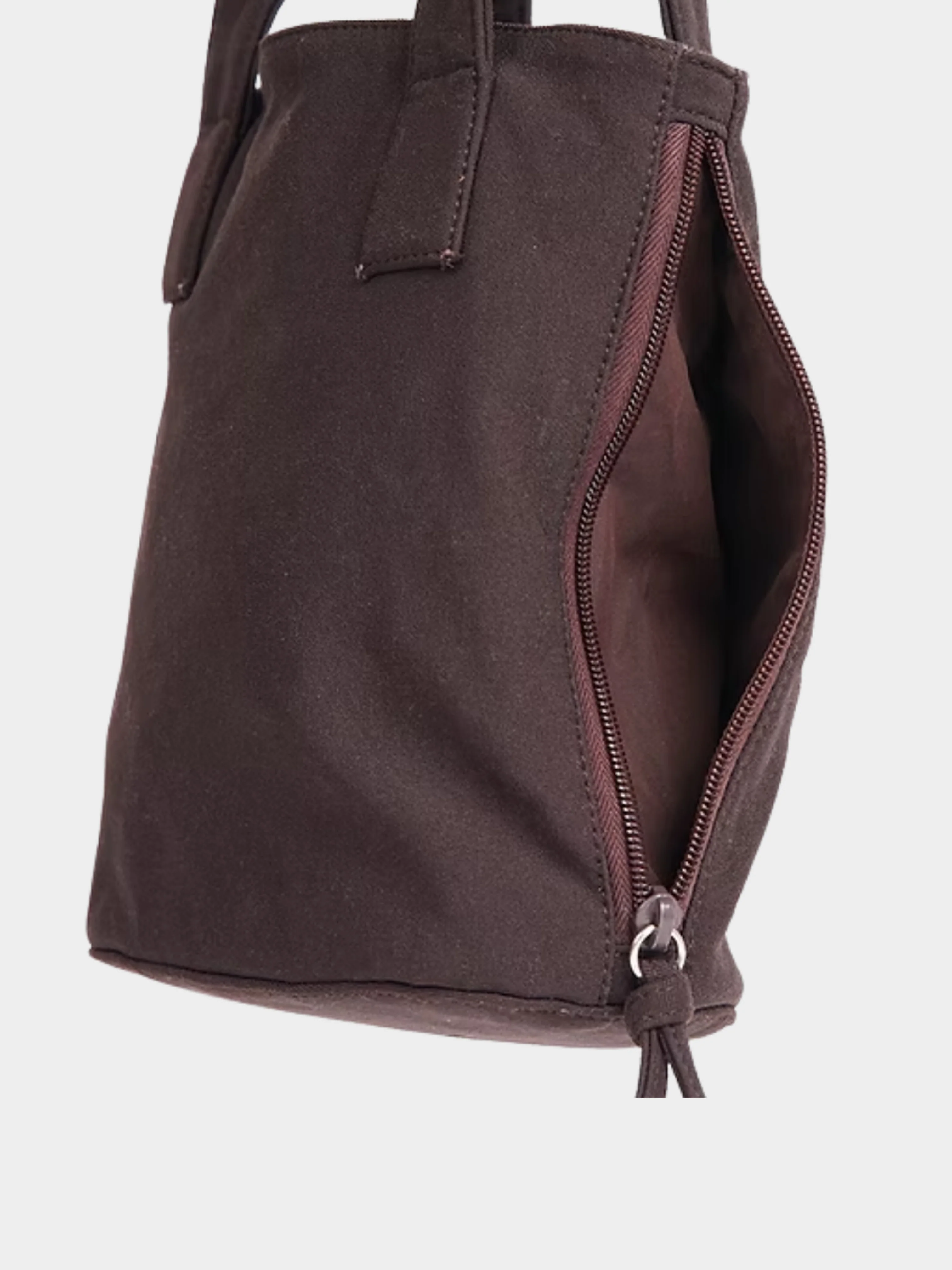 Miu Miu Early 1990s Brown Mini Tote Bag - Image 5