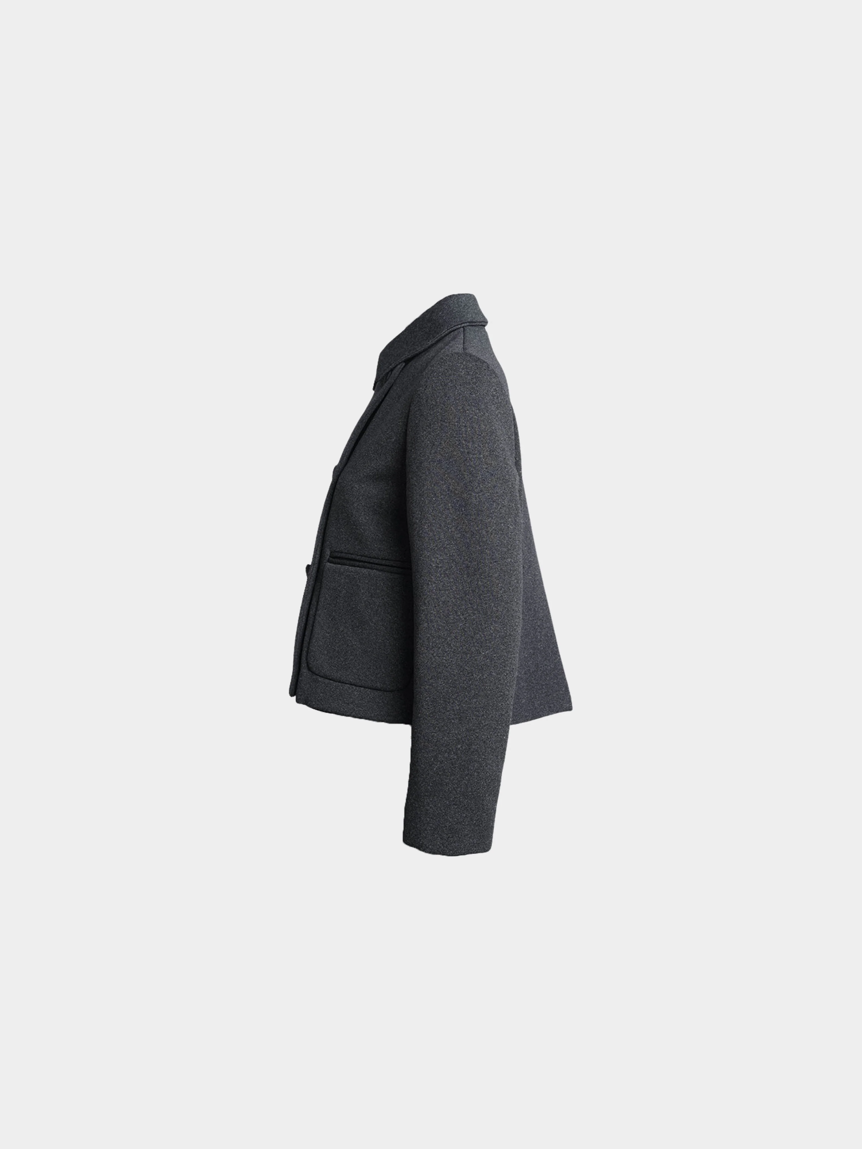 Miu Miu FW 1997 Grey Wool Jacket - Image 4