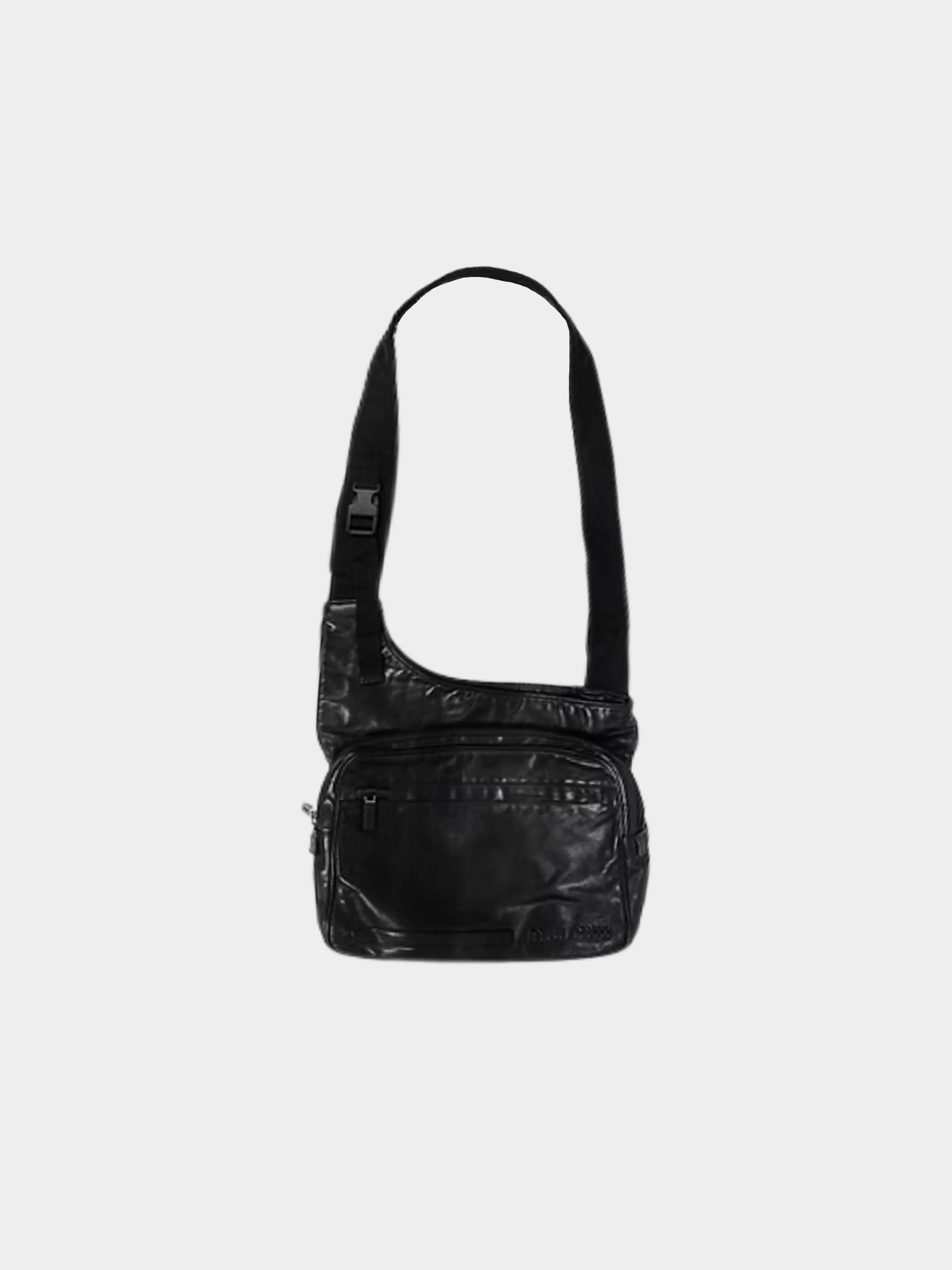 Miu Miu FW 1999 Black Leather Crossbody Bag