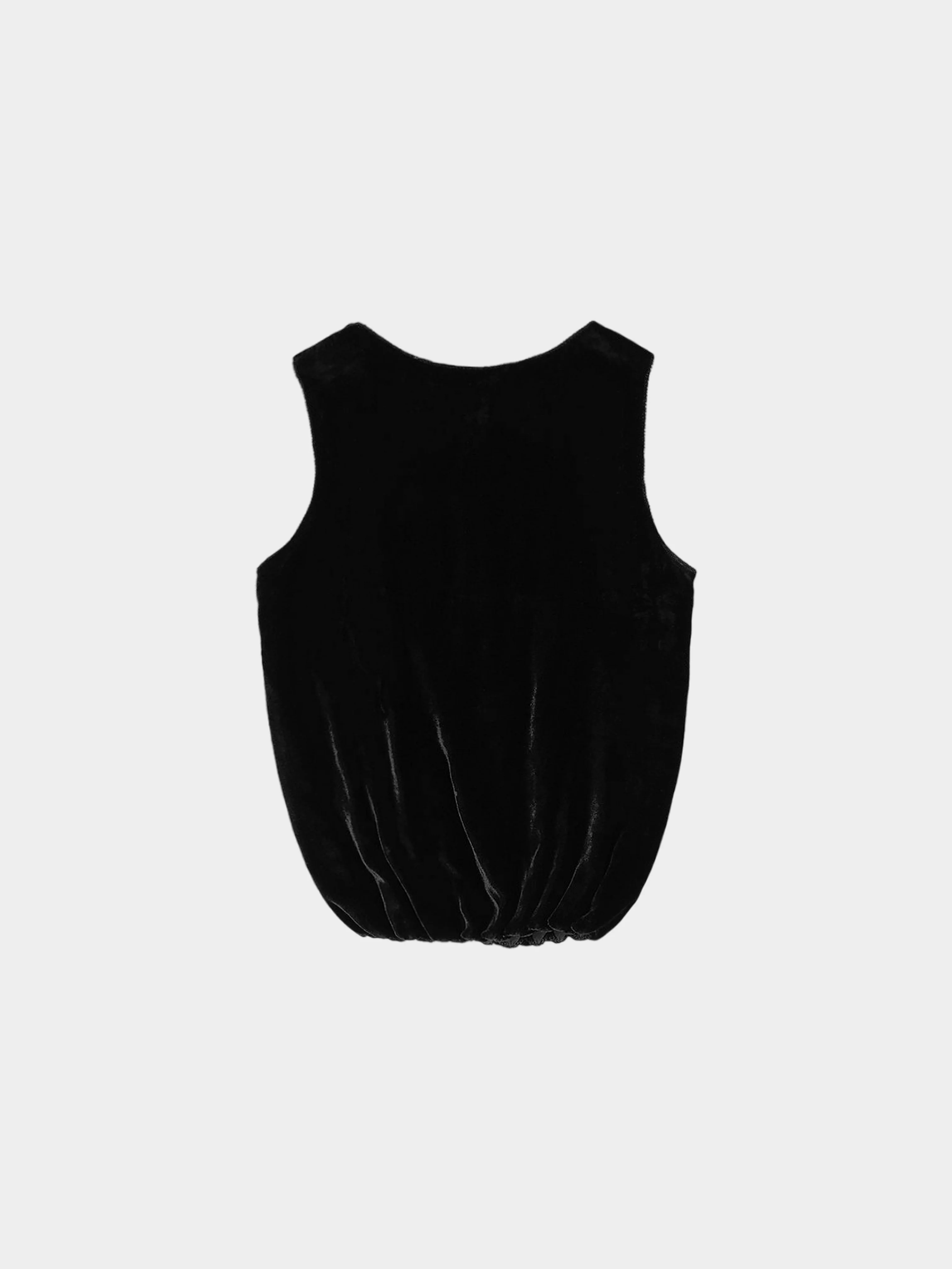 Miu Miu FW 1999 Black Velvet Top - Image 2