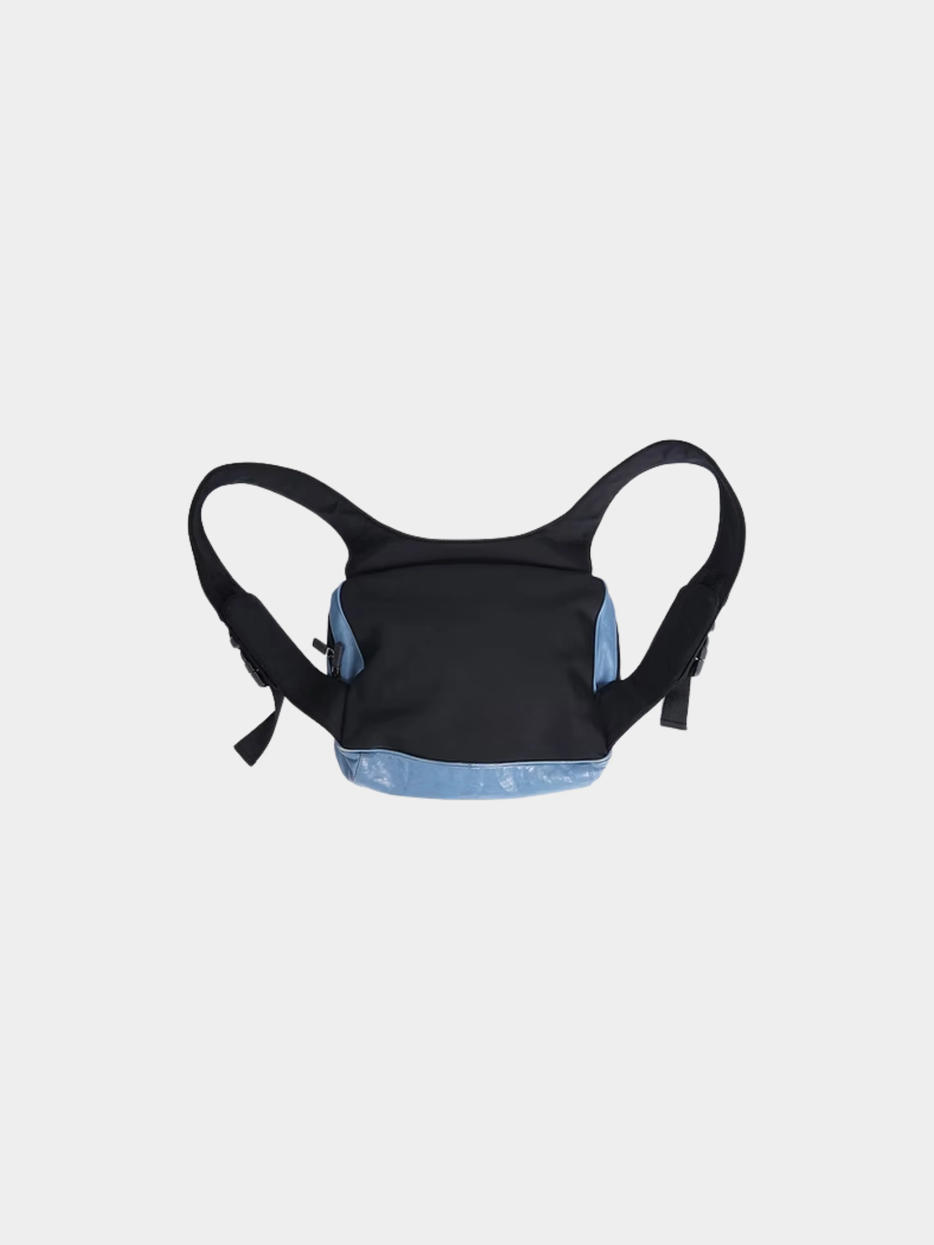 Miu Miu FW 1999 Blue Leather Backpack - Image 2