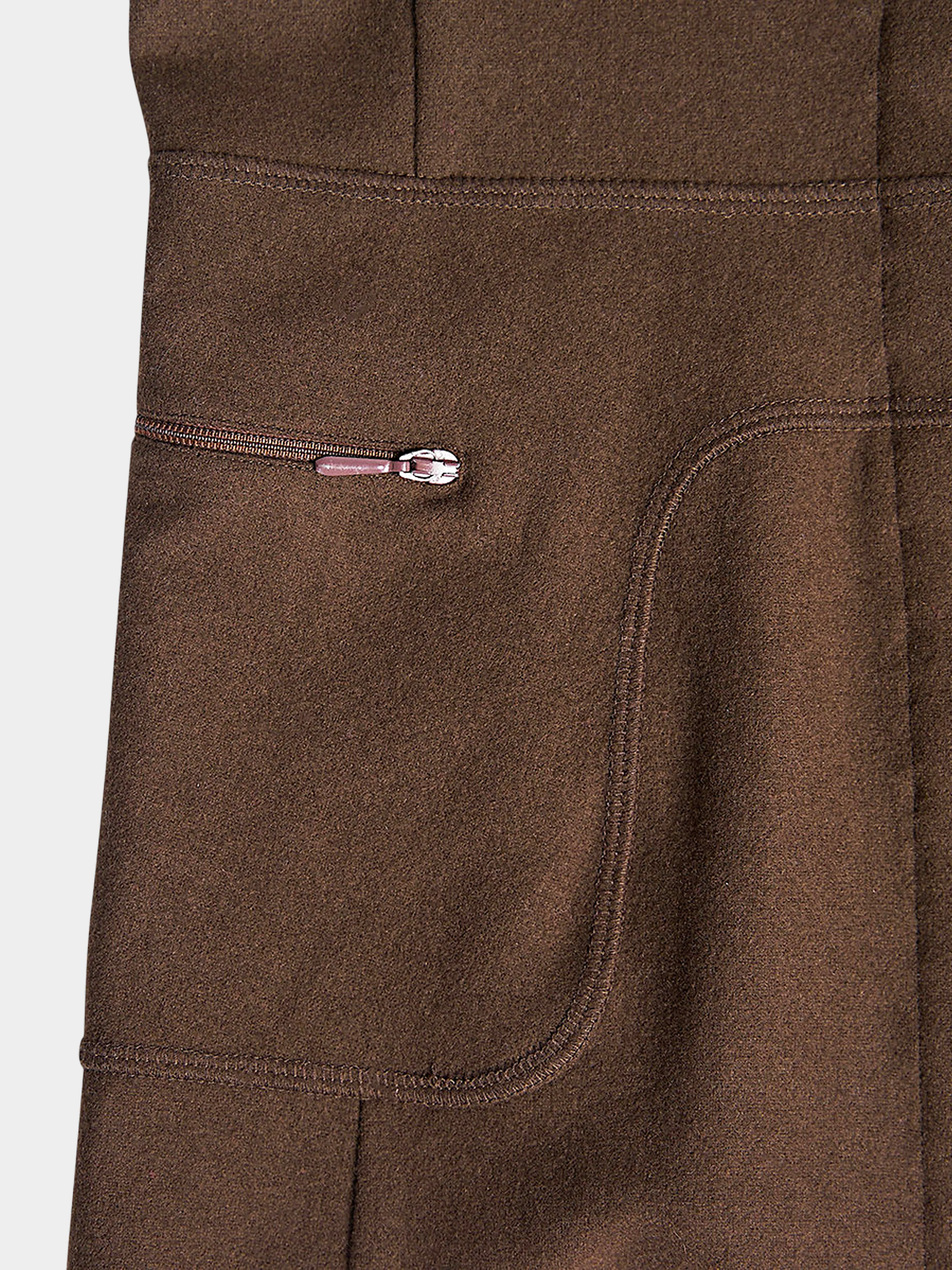 Miu Miu FW 1999 Brown Wool Top and Pants Set - Image 3