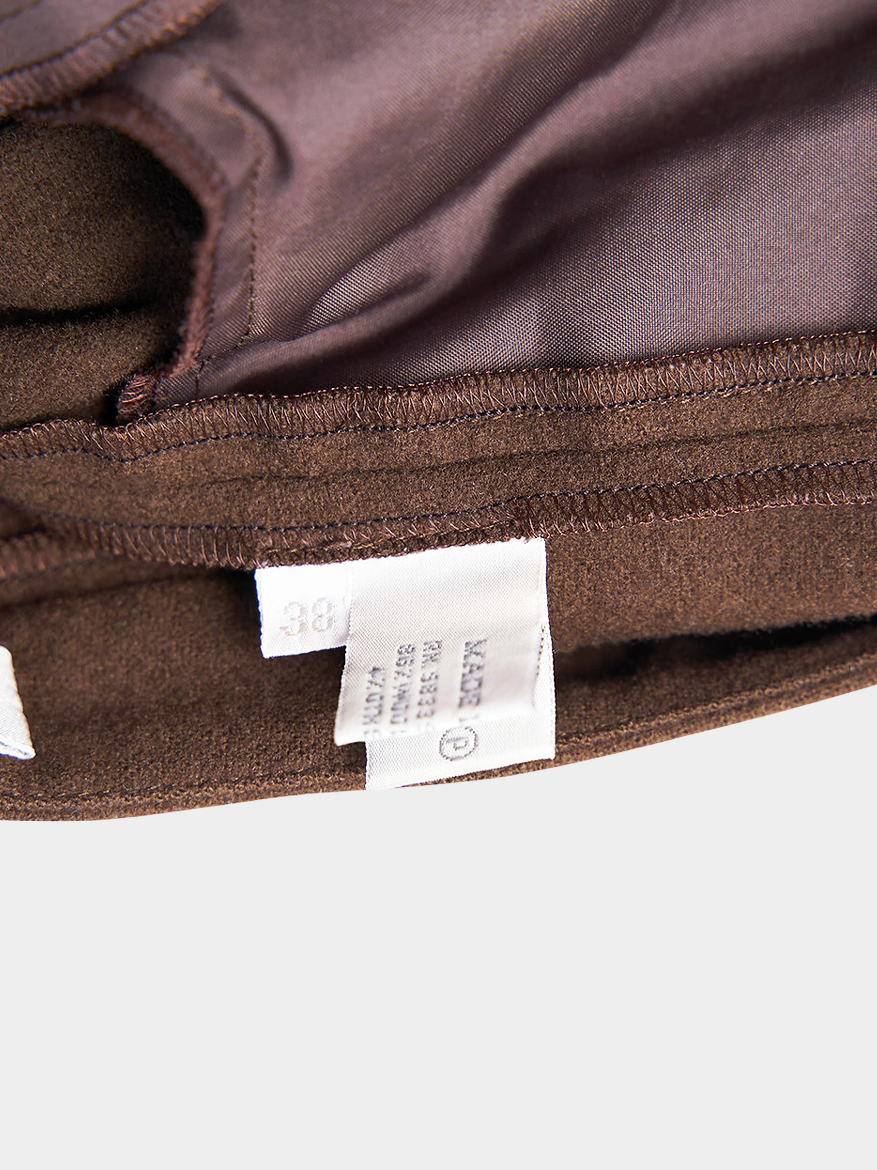 Miu Miu FW 1999 Brown Wool Top and Pants Set - Image 7