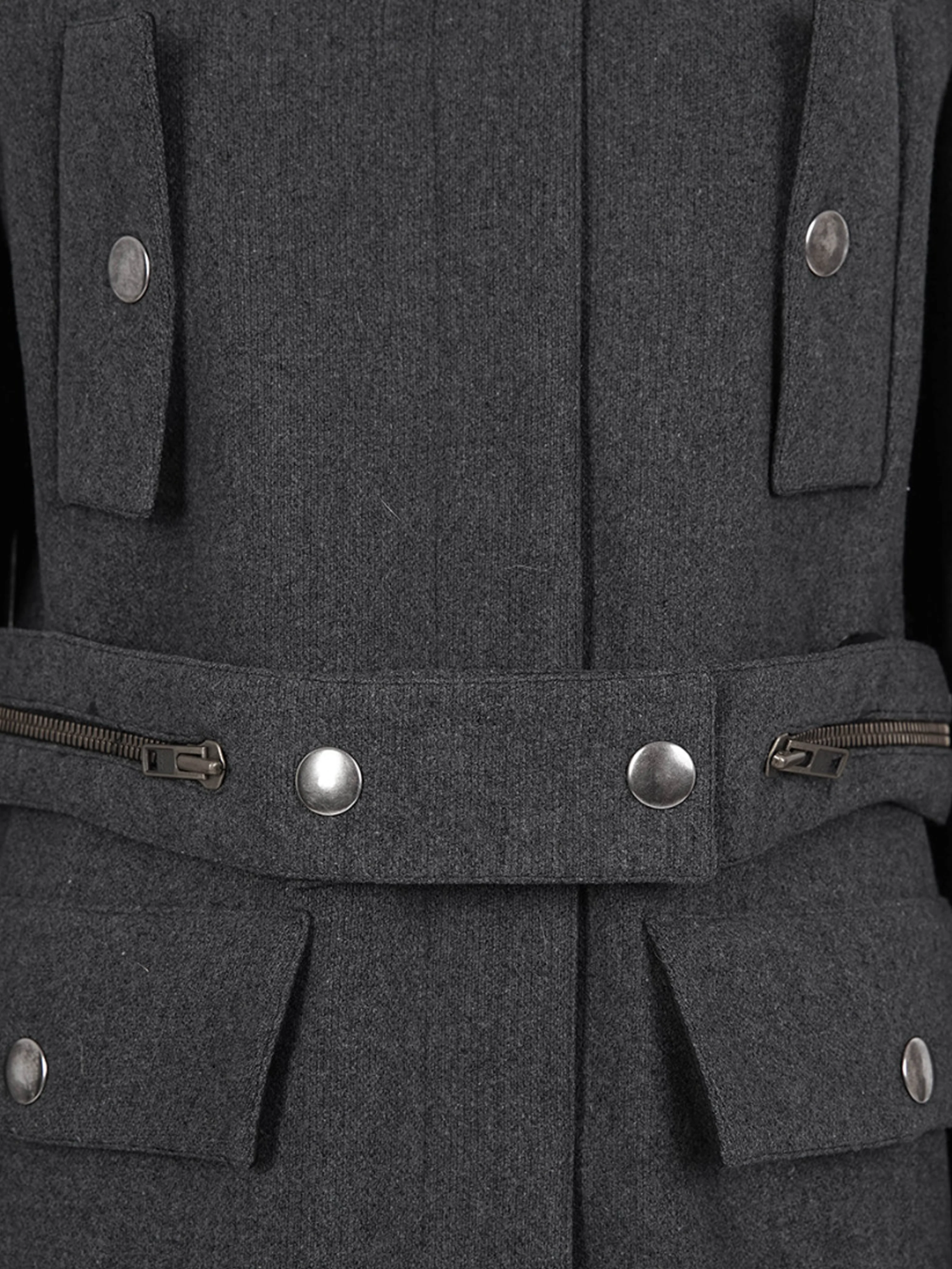 Miu Miu FW 1999 Grey Wool Coat - Image 3
