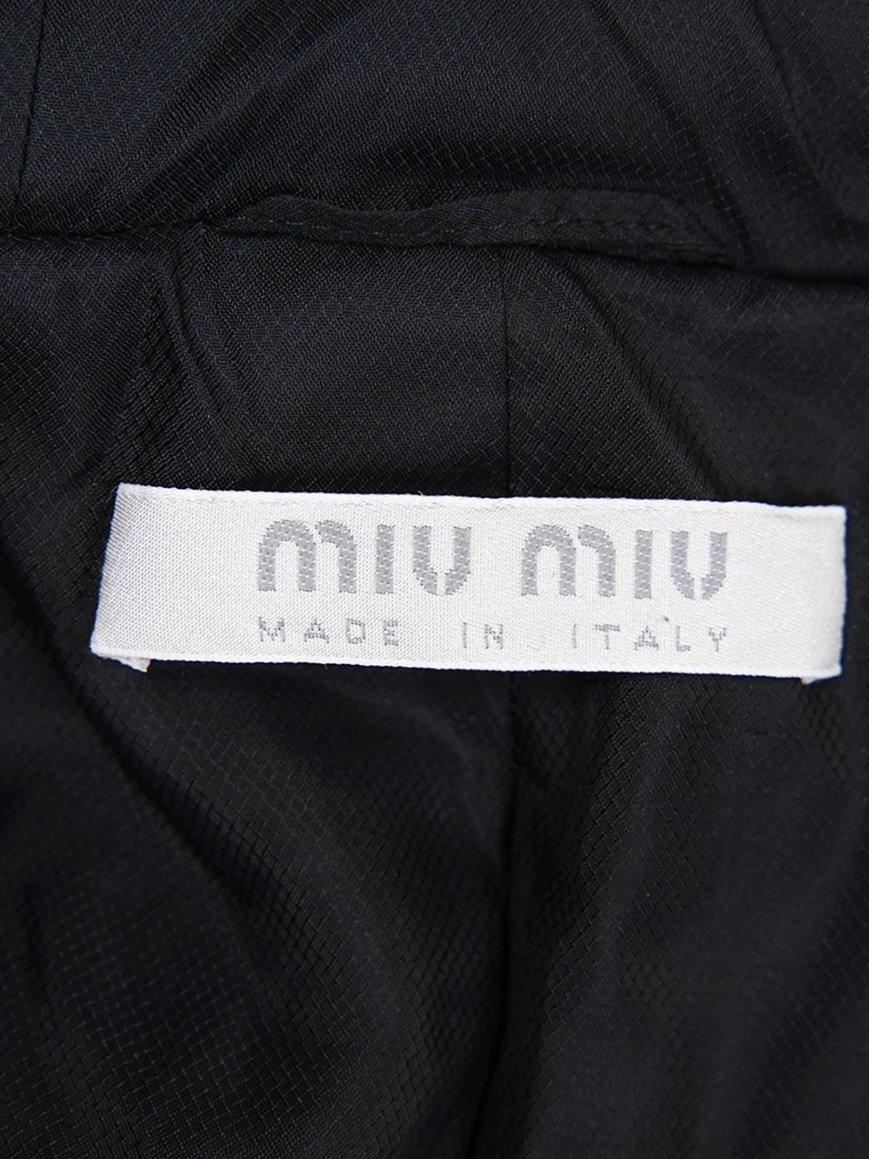 Miu Miu FW 1999 Grey Wool Coat - Image 4