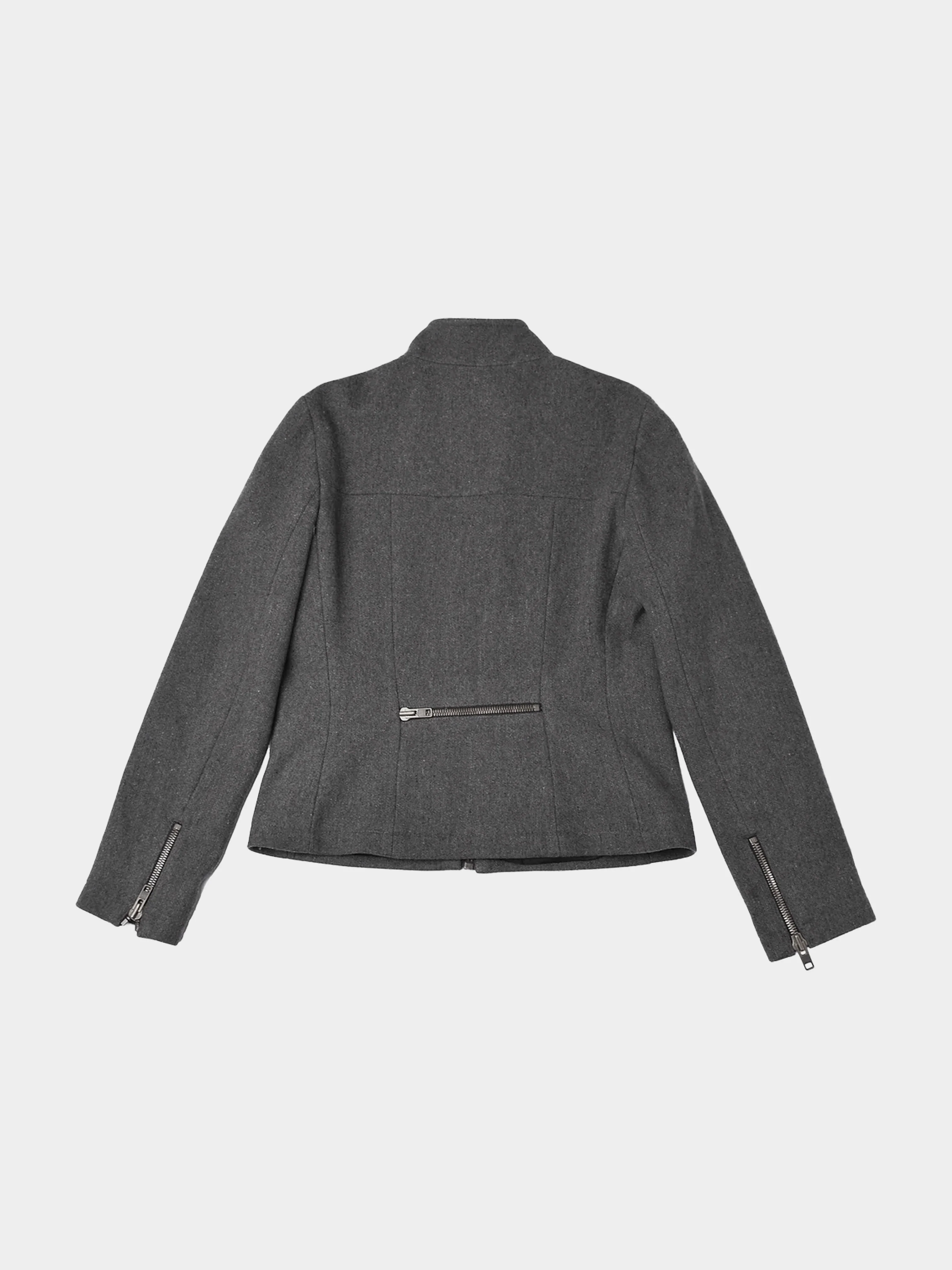 Miu Miu FW 1999 Grey Wool Jacket - Image 3