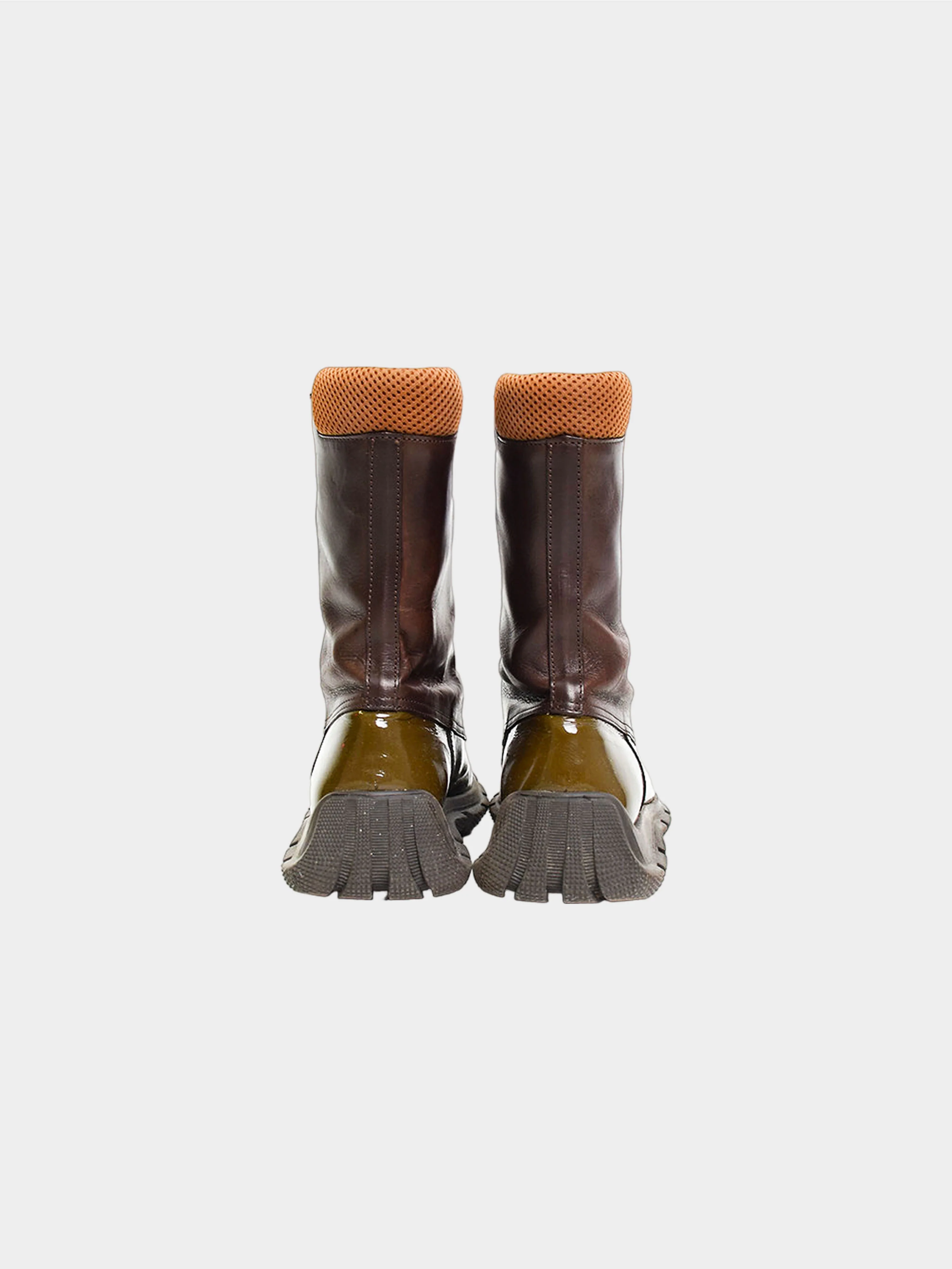 Miu Miu FW 1999 Laced Up Chunky Boots - Image 4