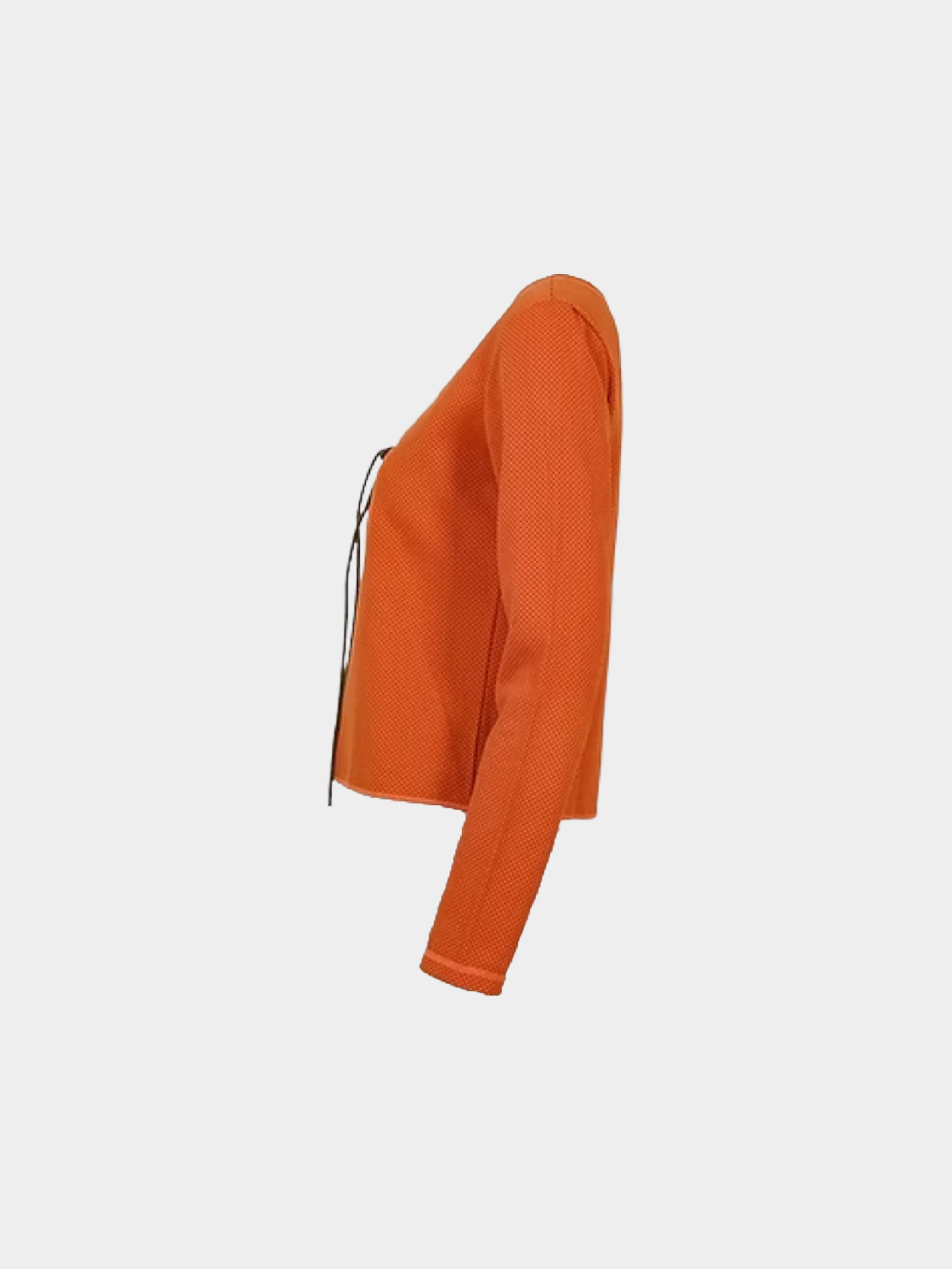 Miu Miu FW 1999 Orange Longsleeve Top - Image 3