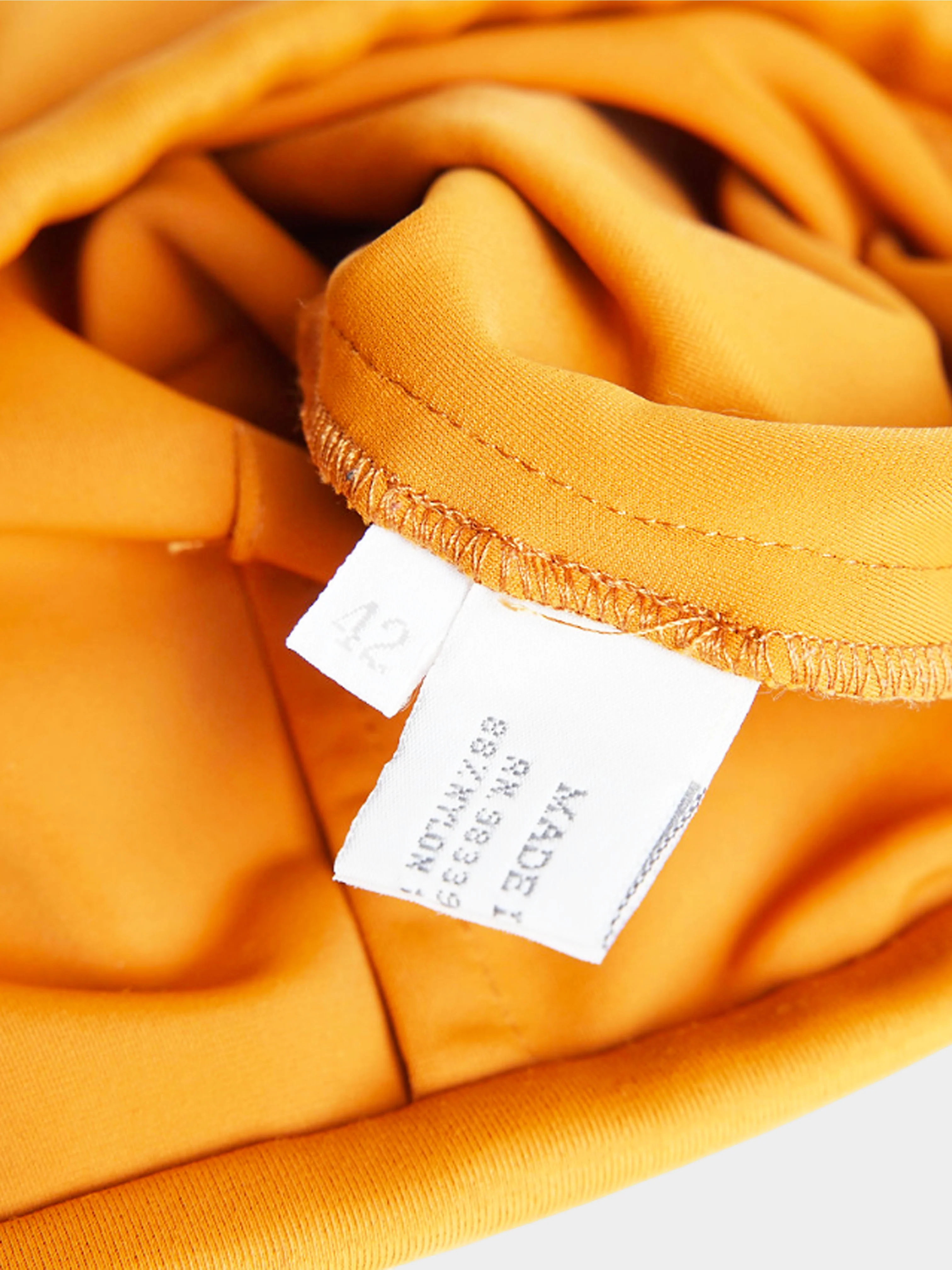 Miu Miu FW 1999 Orange Nylon Skirt - Image 4