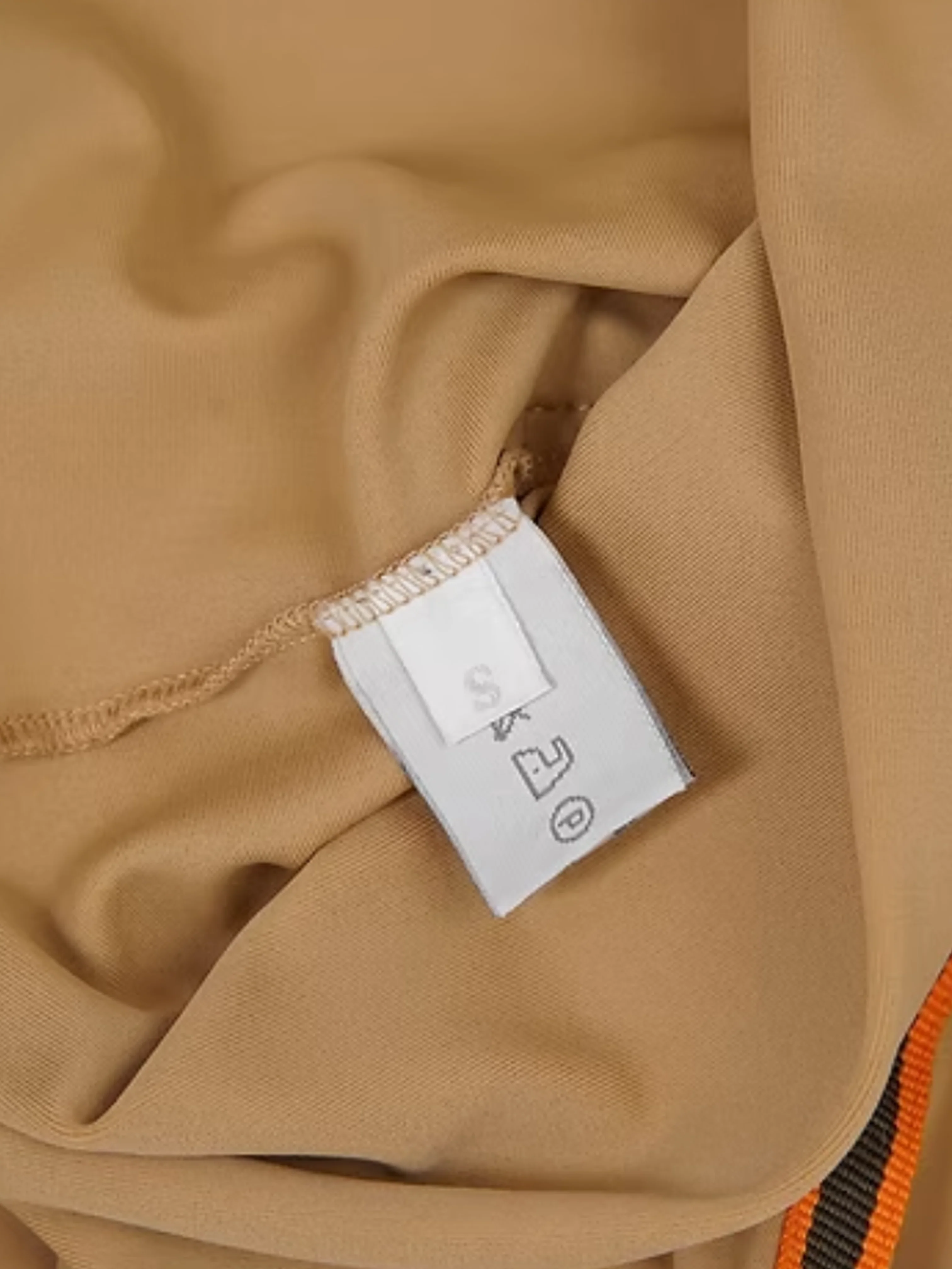 Miu Miu FW 1999 Tan Neoprene Hooded Top - Image 5