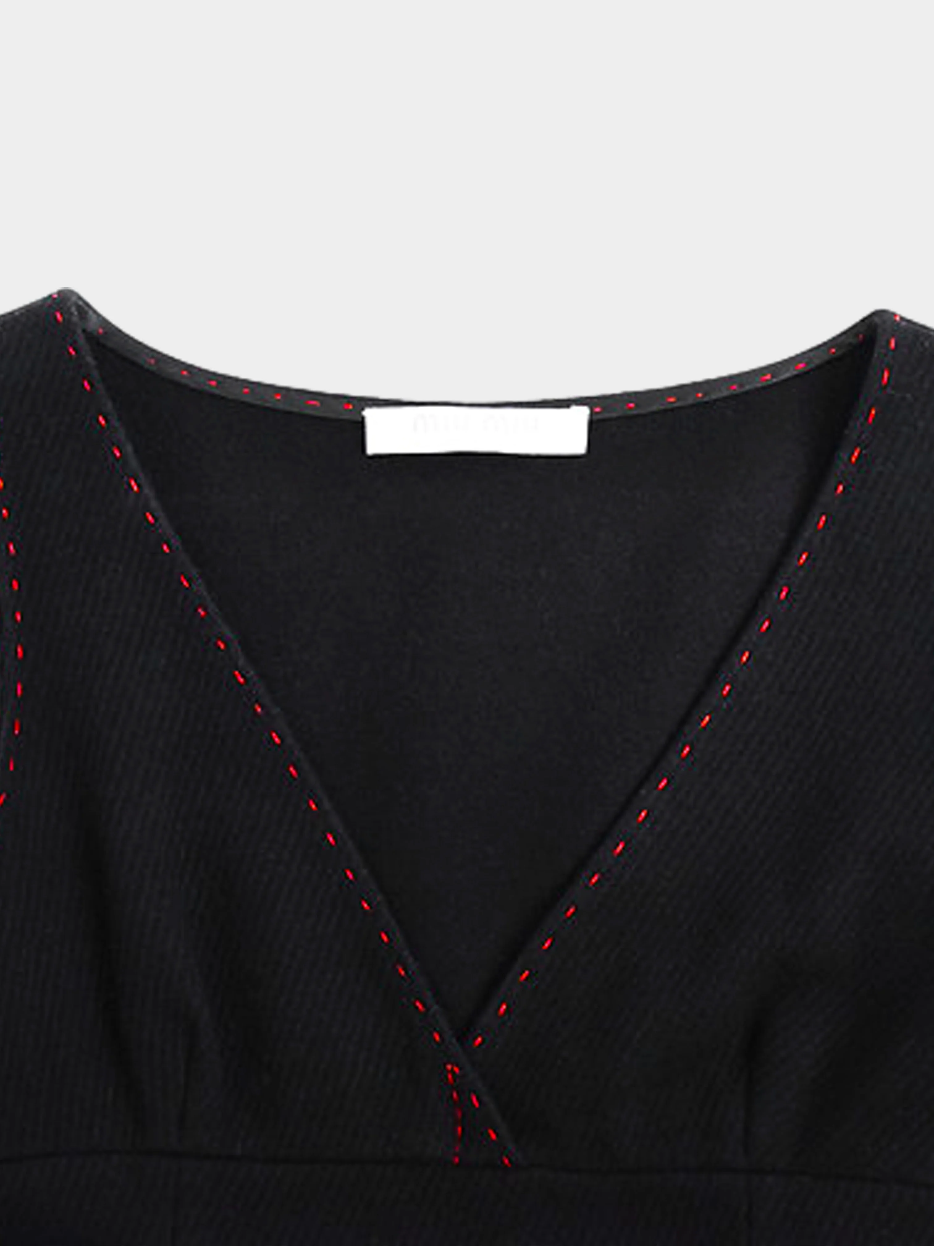 Miu Miu FW 2000 Runway Wool Dress - Image 3