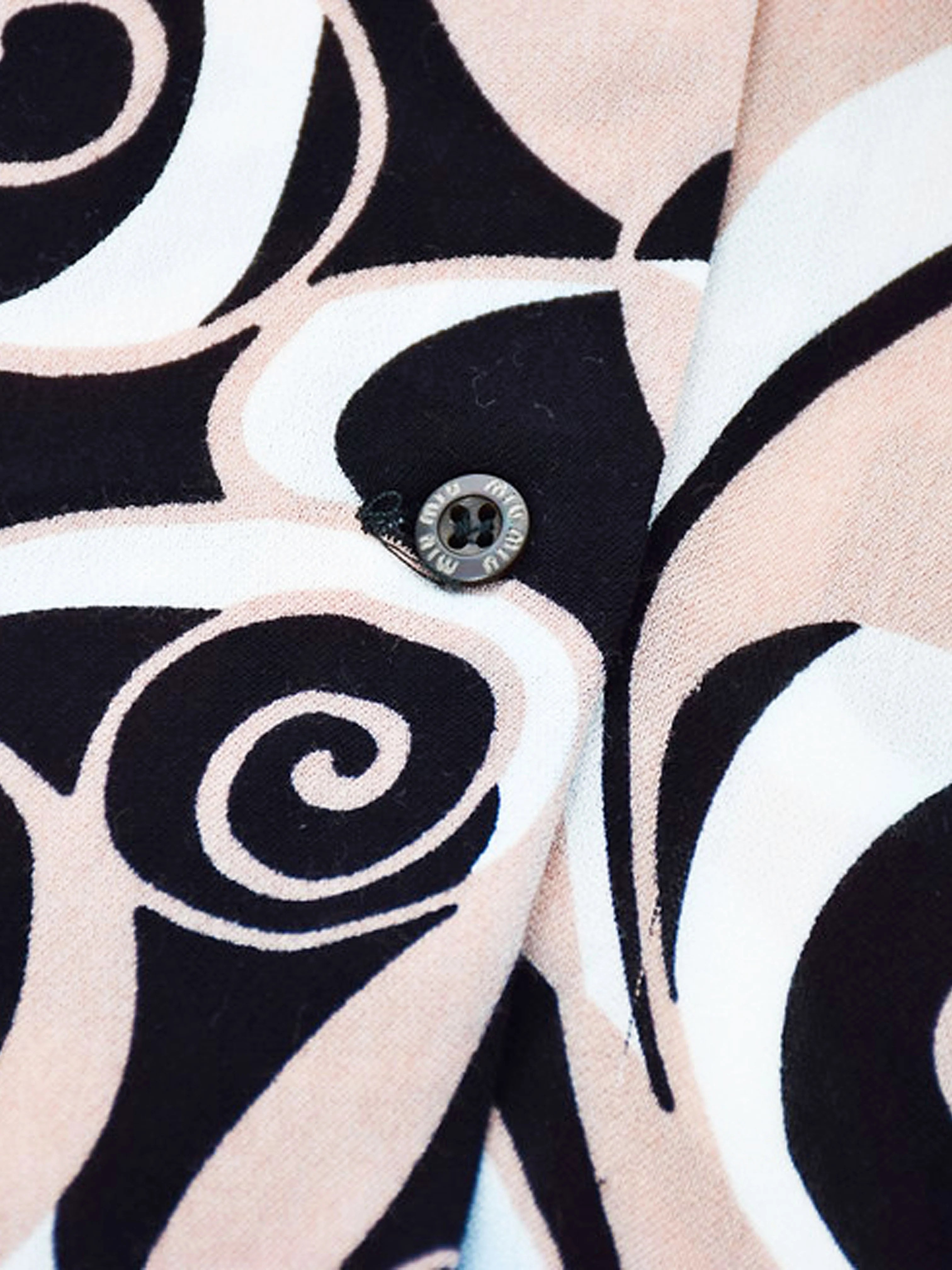 Miu Miu FW 2000 Swirl Print Blouse - Image 3