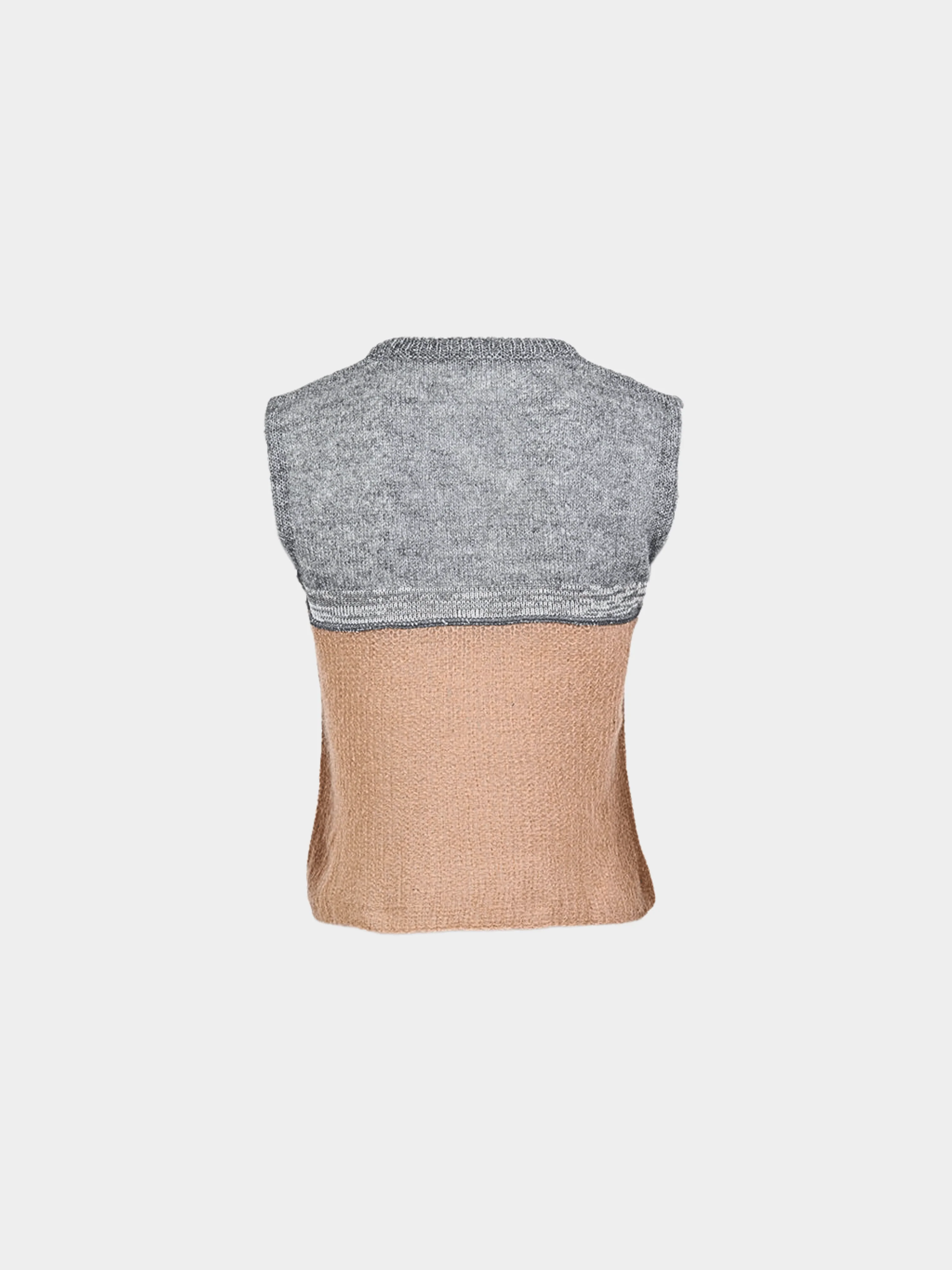 Miu Miu FW 2003 Graphic Mohair Tank Top - Image 2