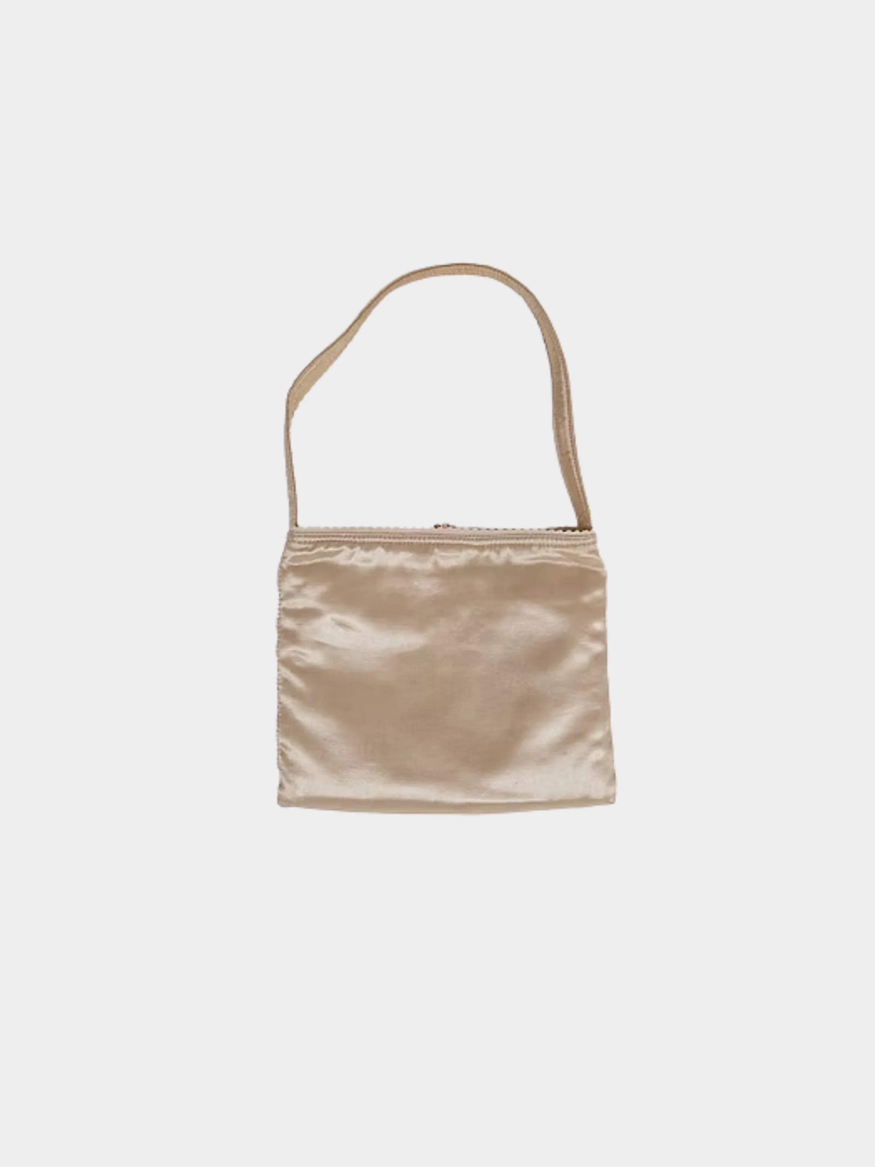 Miu Miu SS 1998 Cream Satin Bag - Image 2