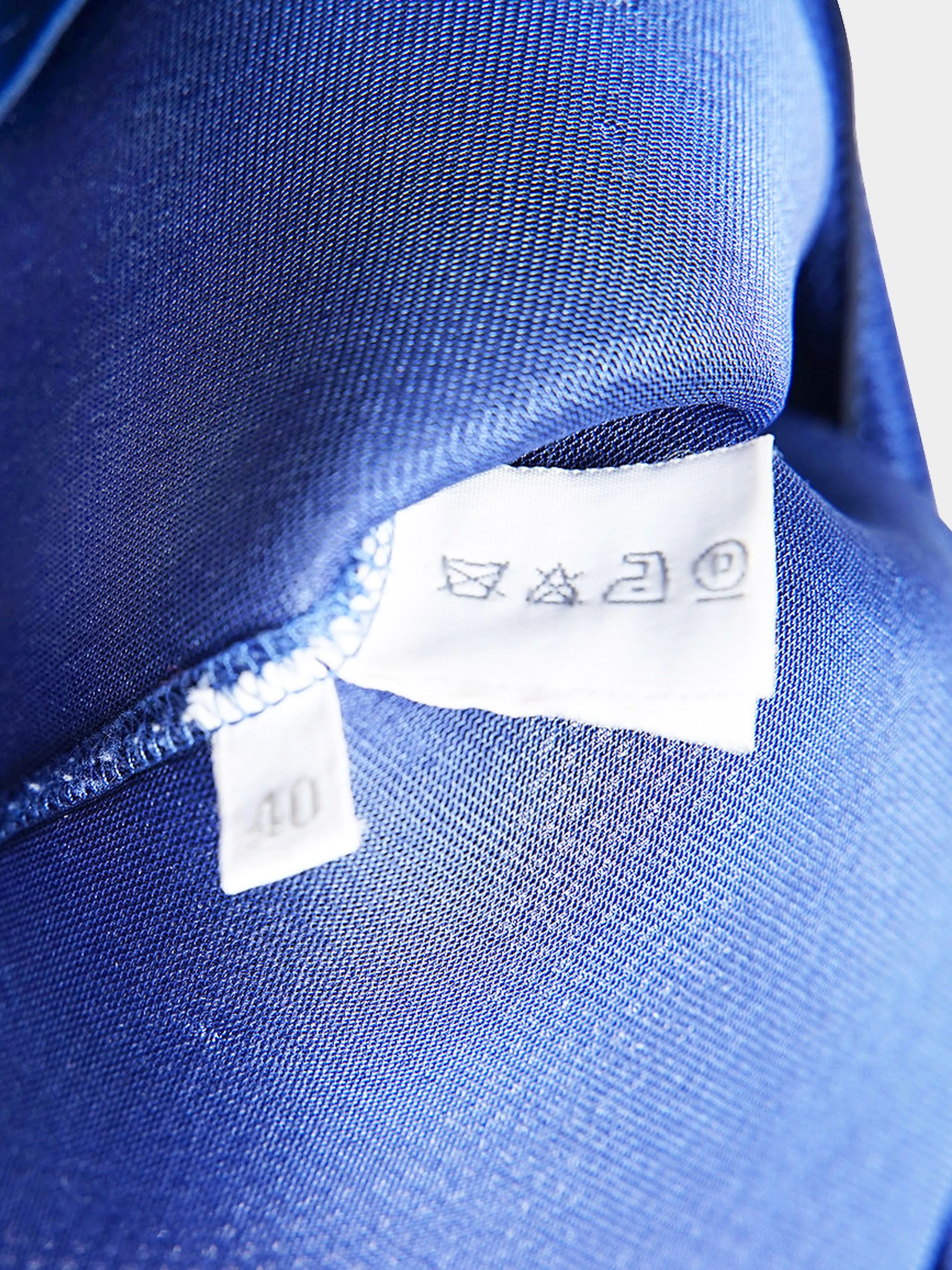 Miu Miu SS 1999 Grey and Blue Nylon Mesh Jacket - Image 4
