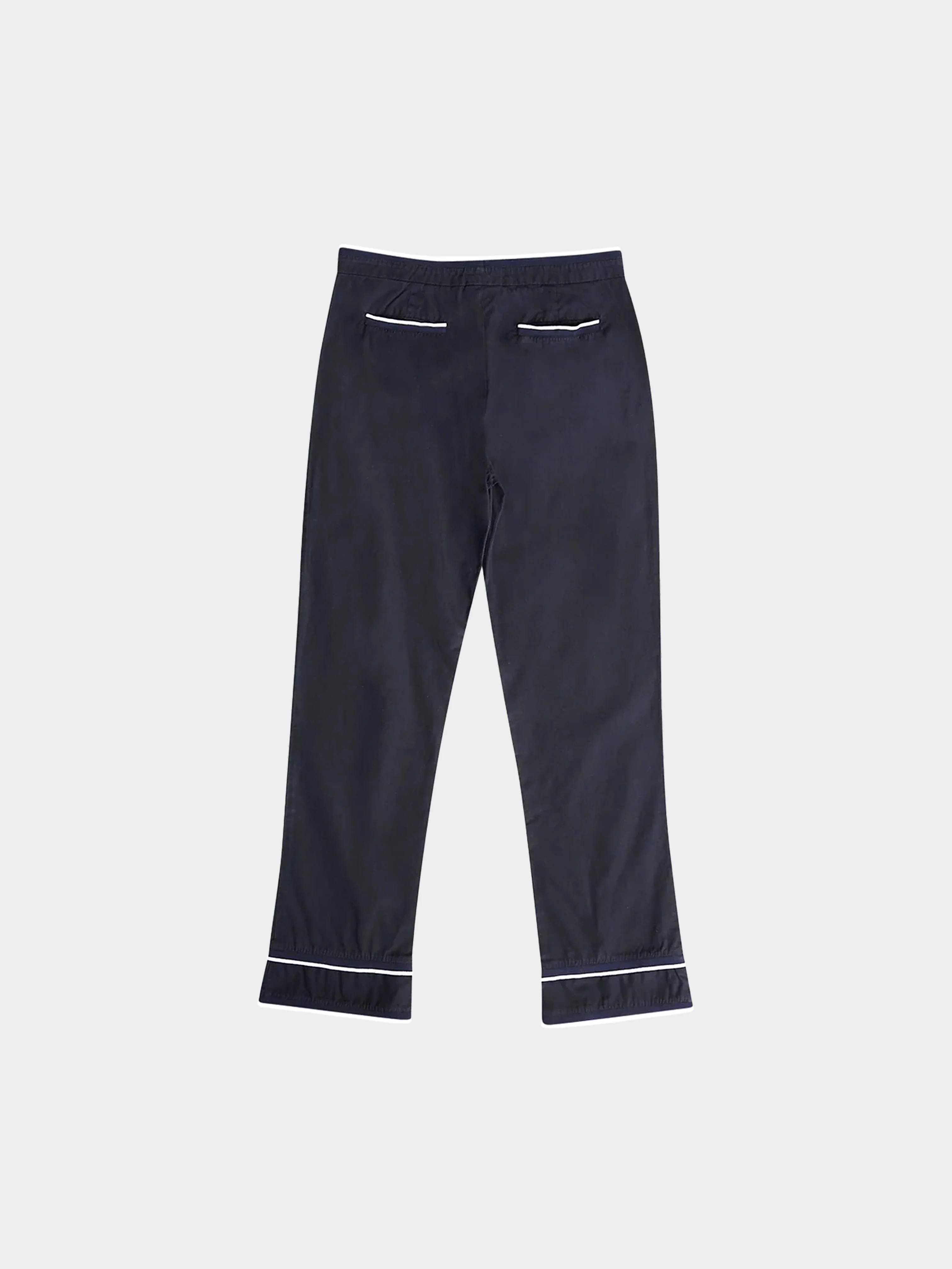 Miu Miu SS 2000 Black Tipped Trims Pants - Image 2