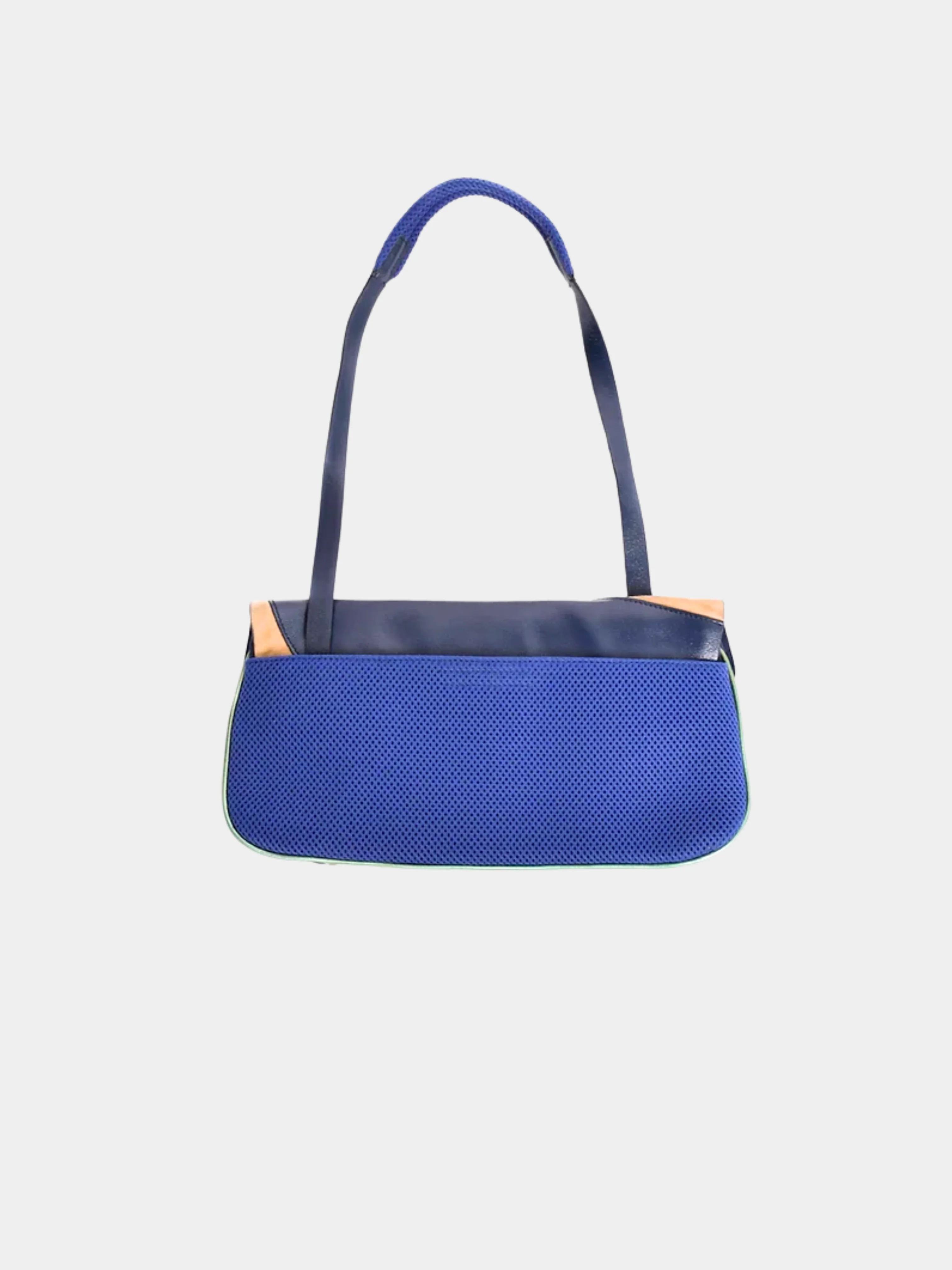 Miu Miu SS 2000 Blue Leather Bag - Image 2