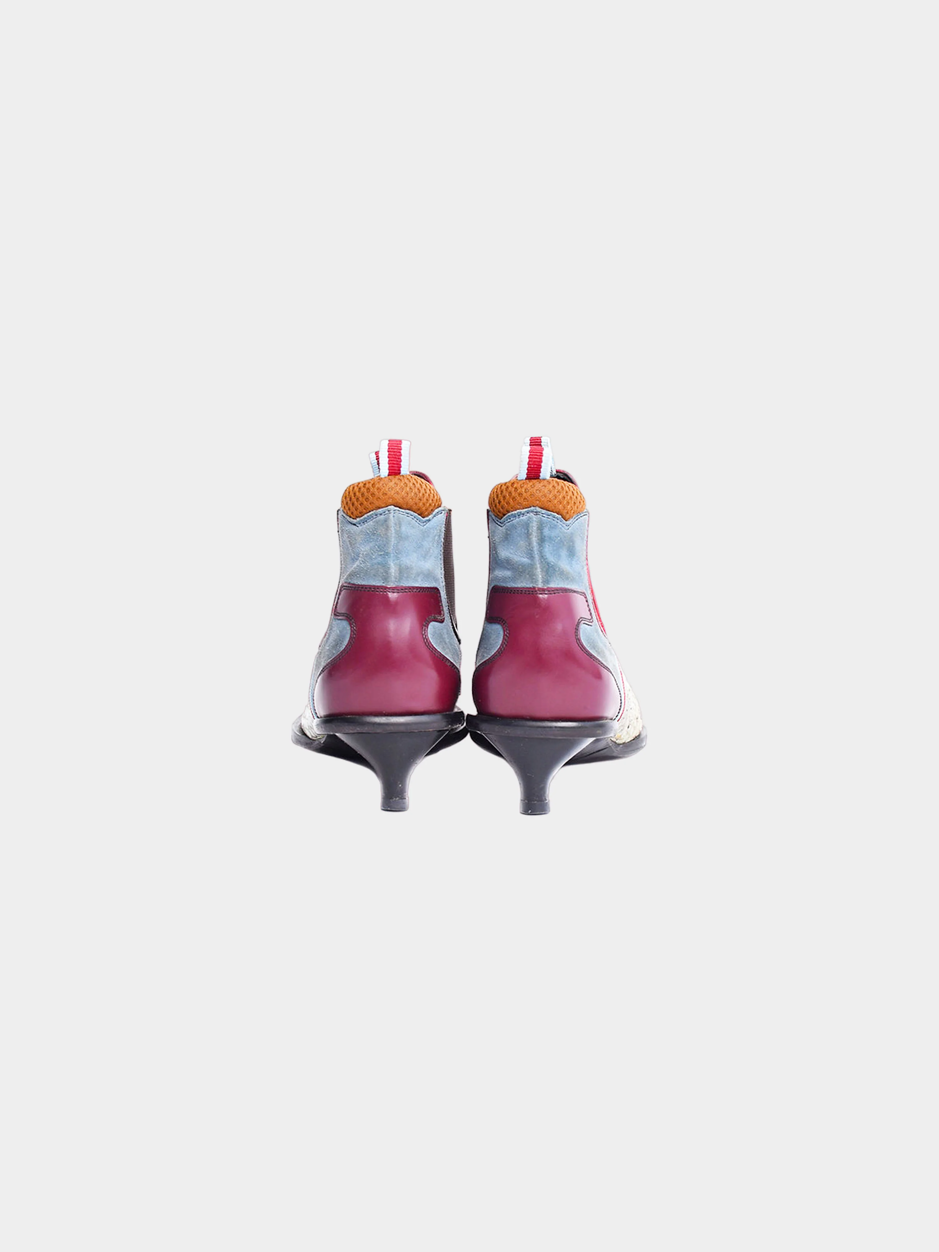 Miu Miu SS 2000 Cowboy Heeled Boots - Image 3