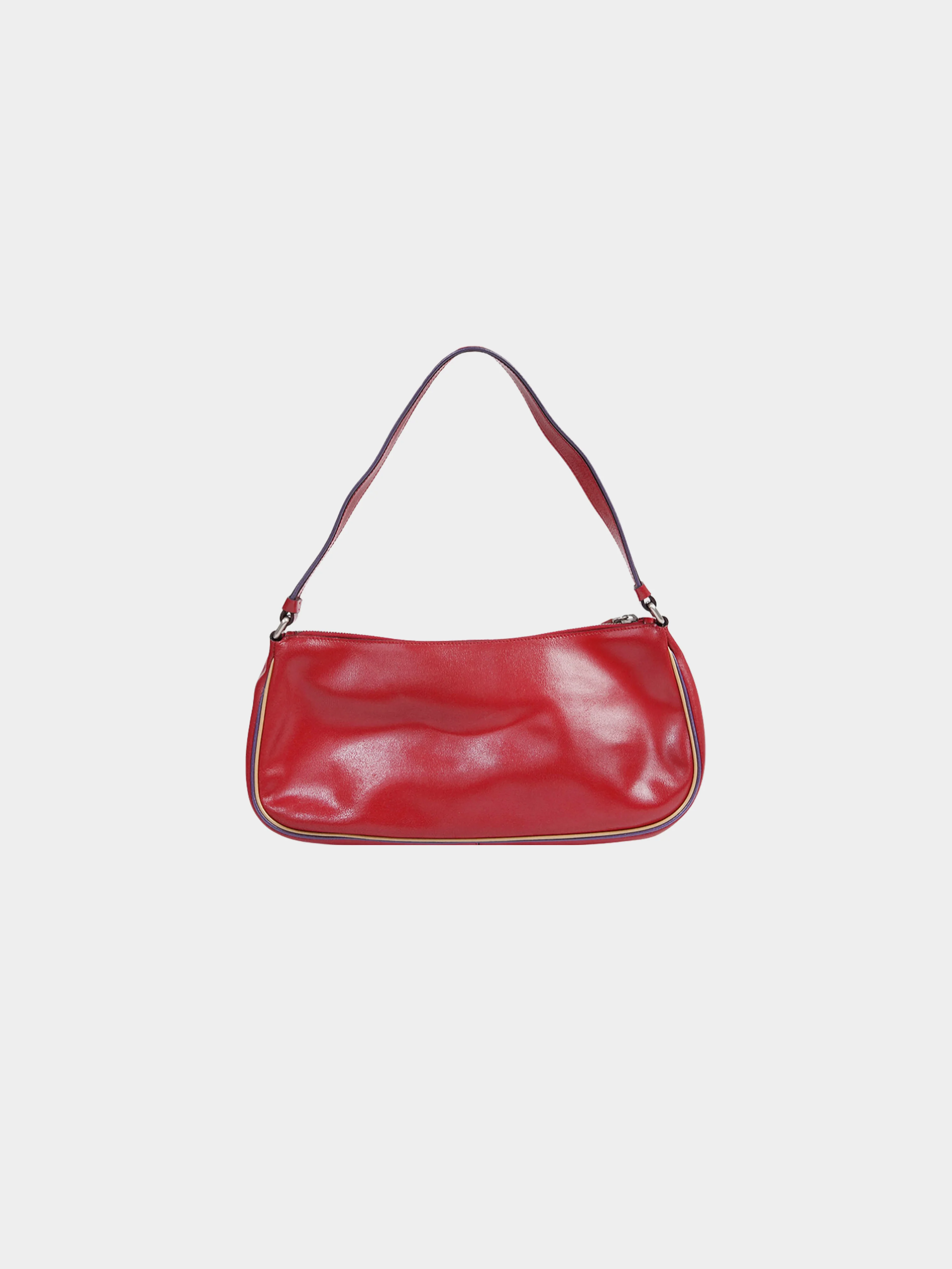 Miu Miu SS 2000 Red Leather Shoulder Bag - Image 2
