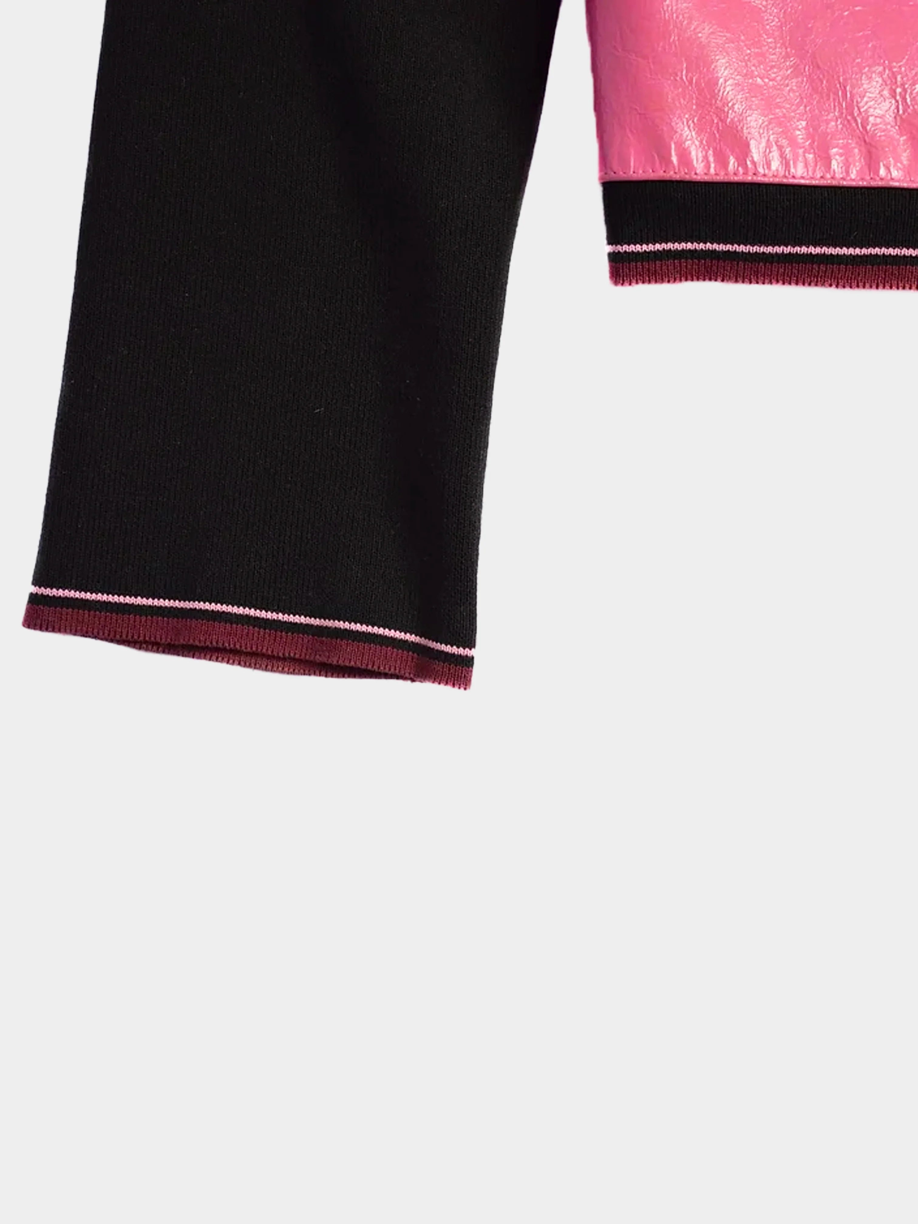 Miu Miu SS 2000 Runway Pink Patent Leather Jacket - Image 3
