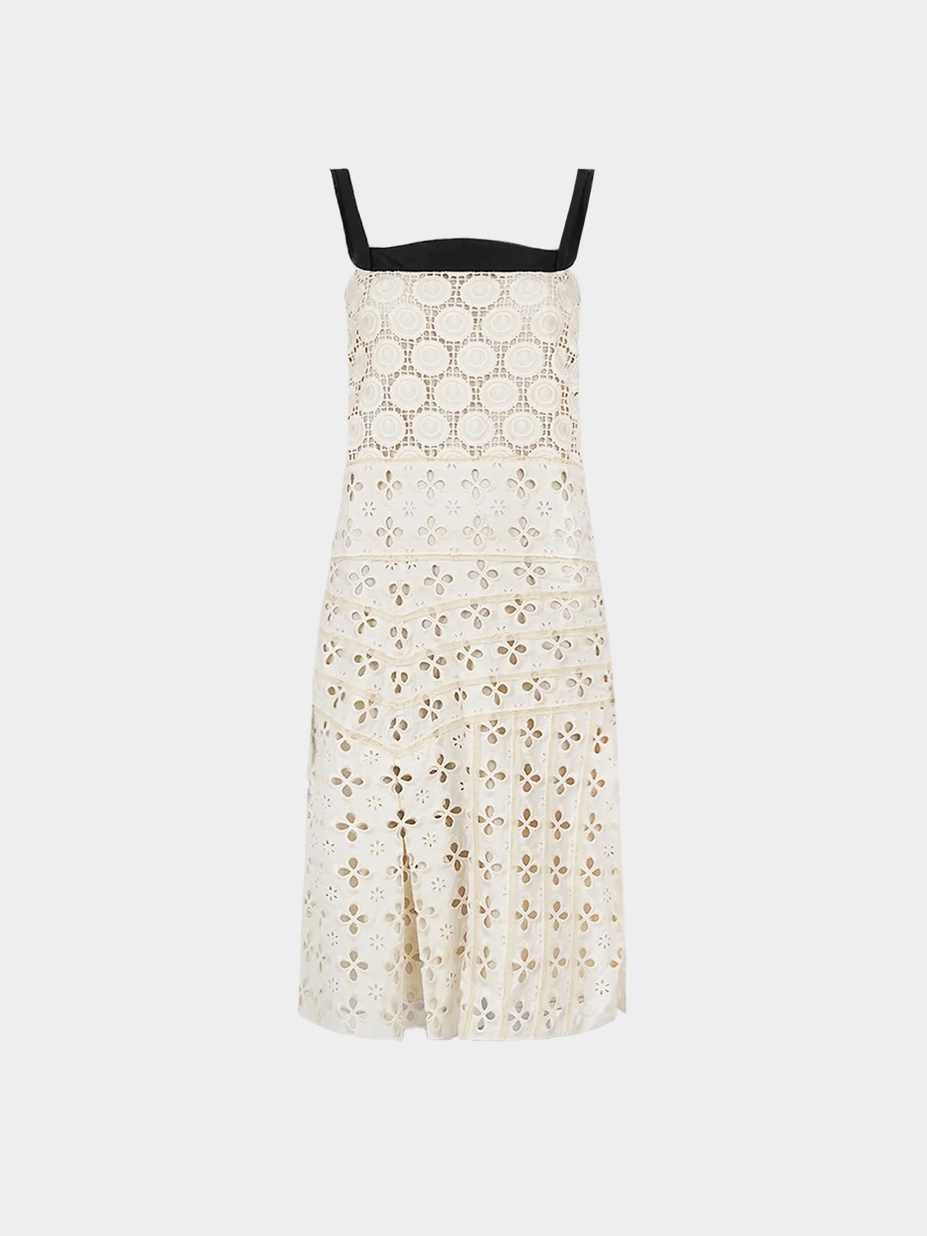 Miu Miu SS 2006 Cream Anglaise Broderie Dress