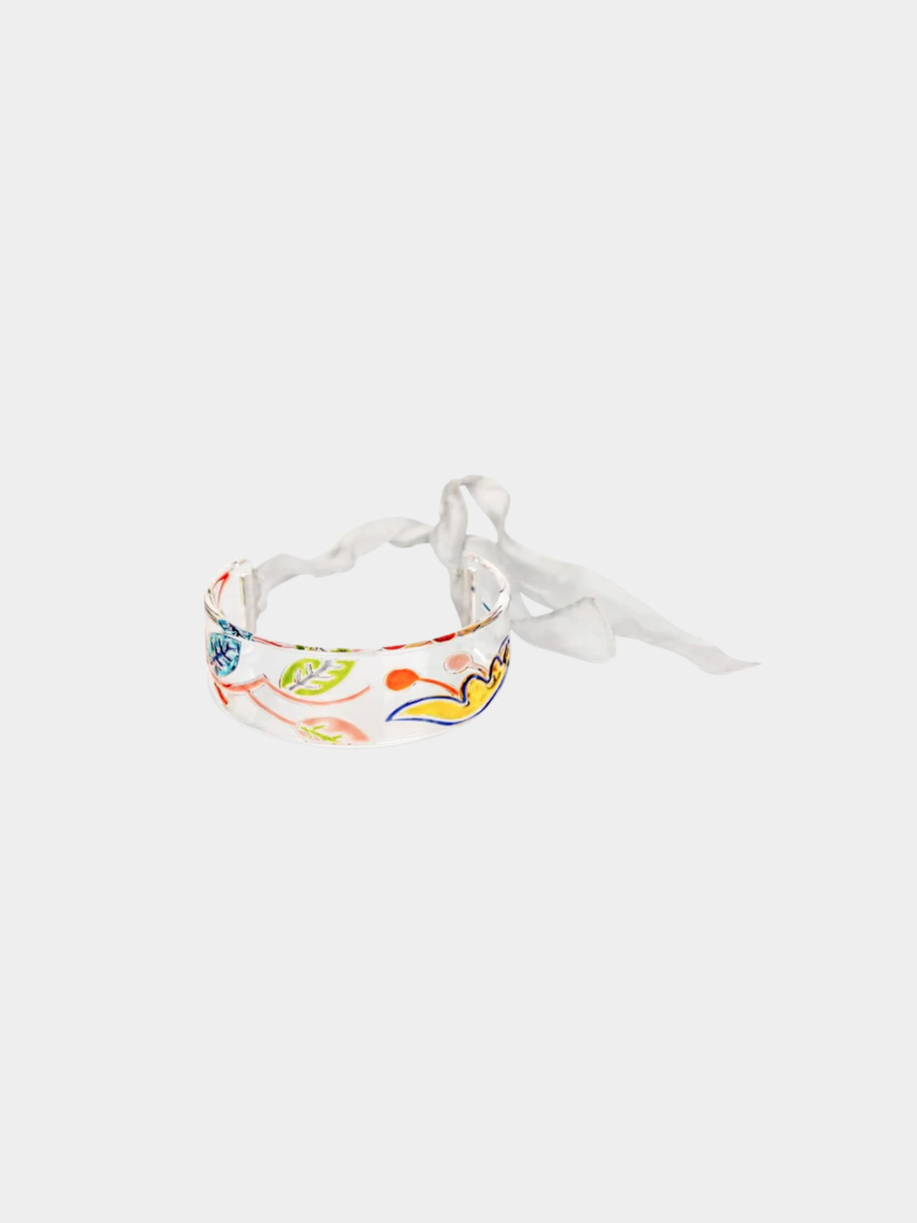 Miu Miu SS 2014 Runway Lucite Painted Choker Necklace - Image 2