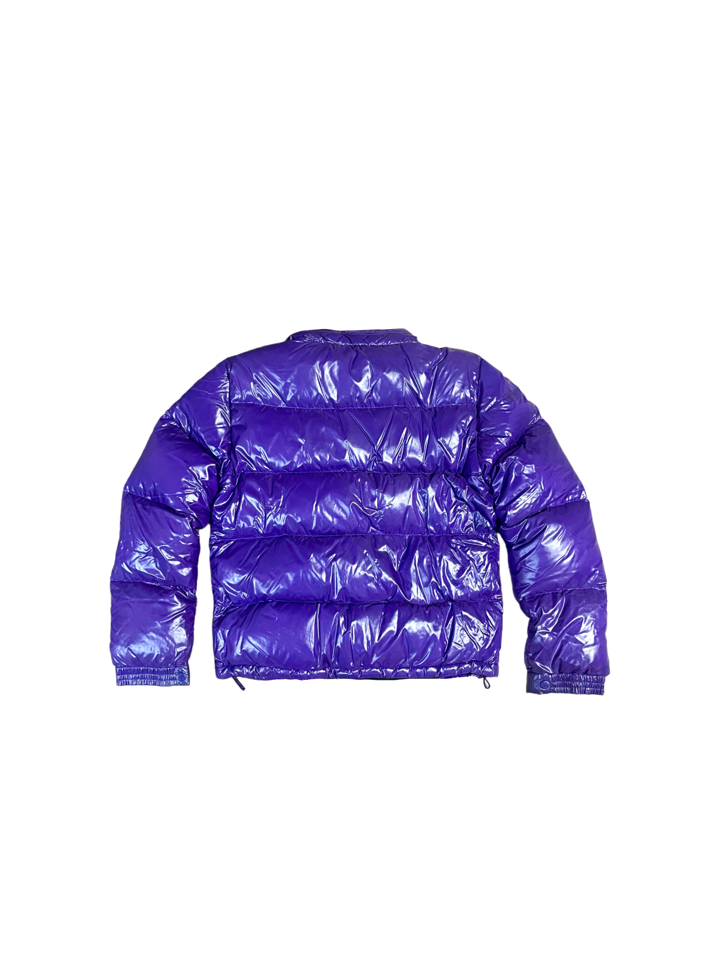 Moncler 2000s Purple Shiny Puffer Jacket - Image 2