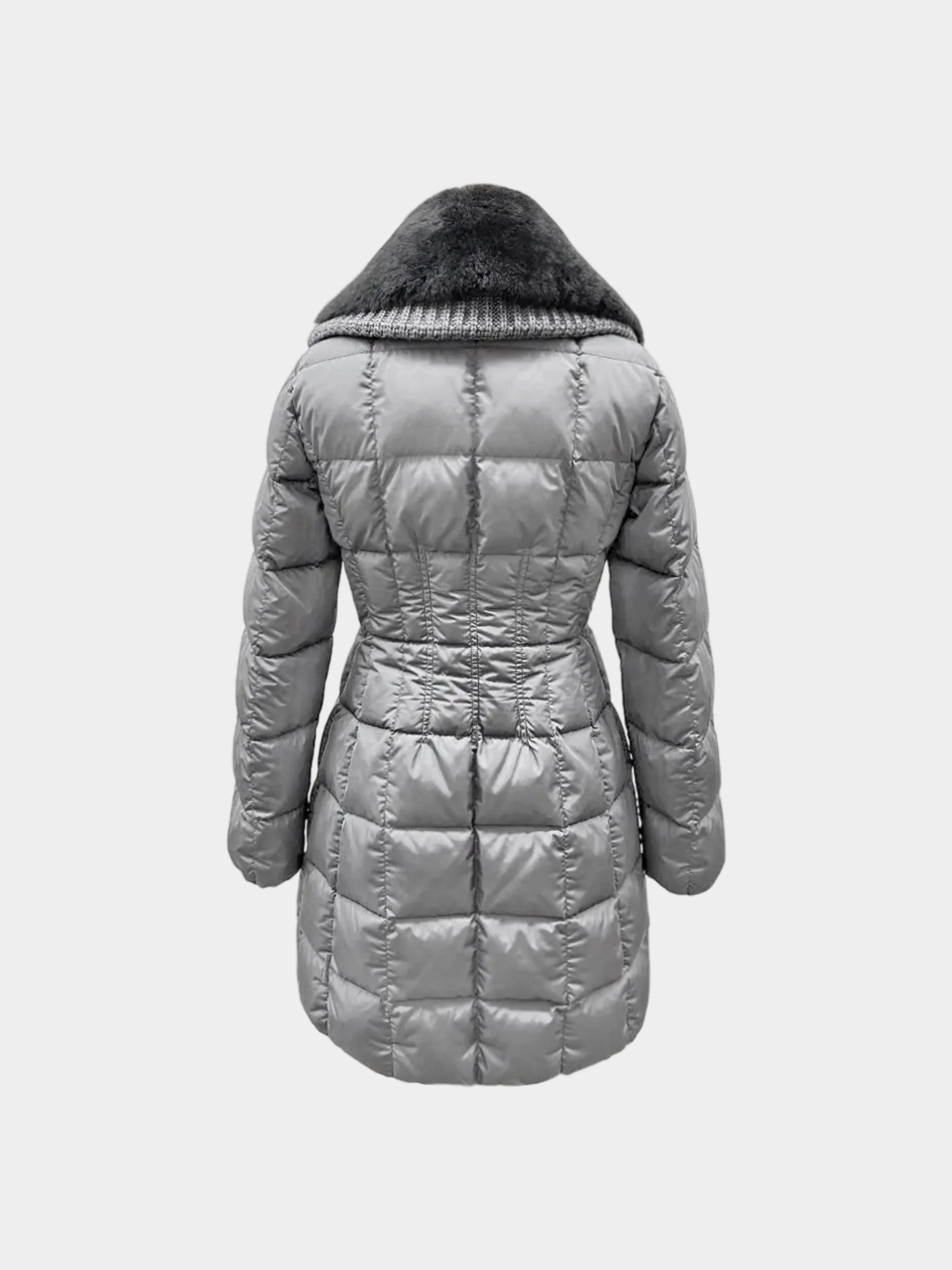 Moncler 2017 Grey Davidia Giubbotto Down Filled Coat - Image 2