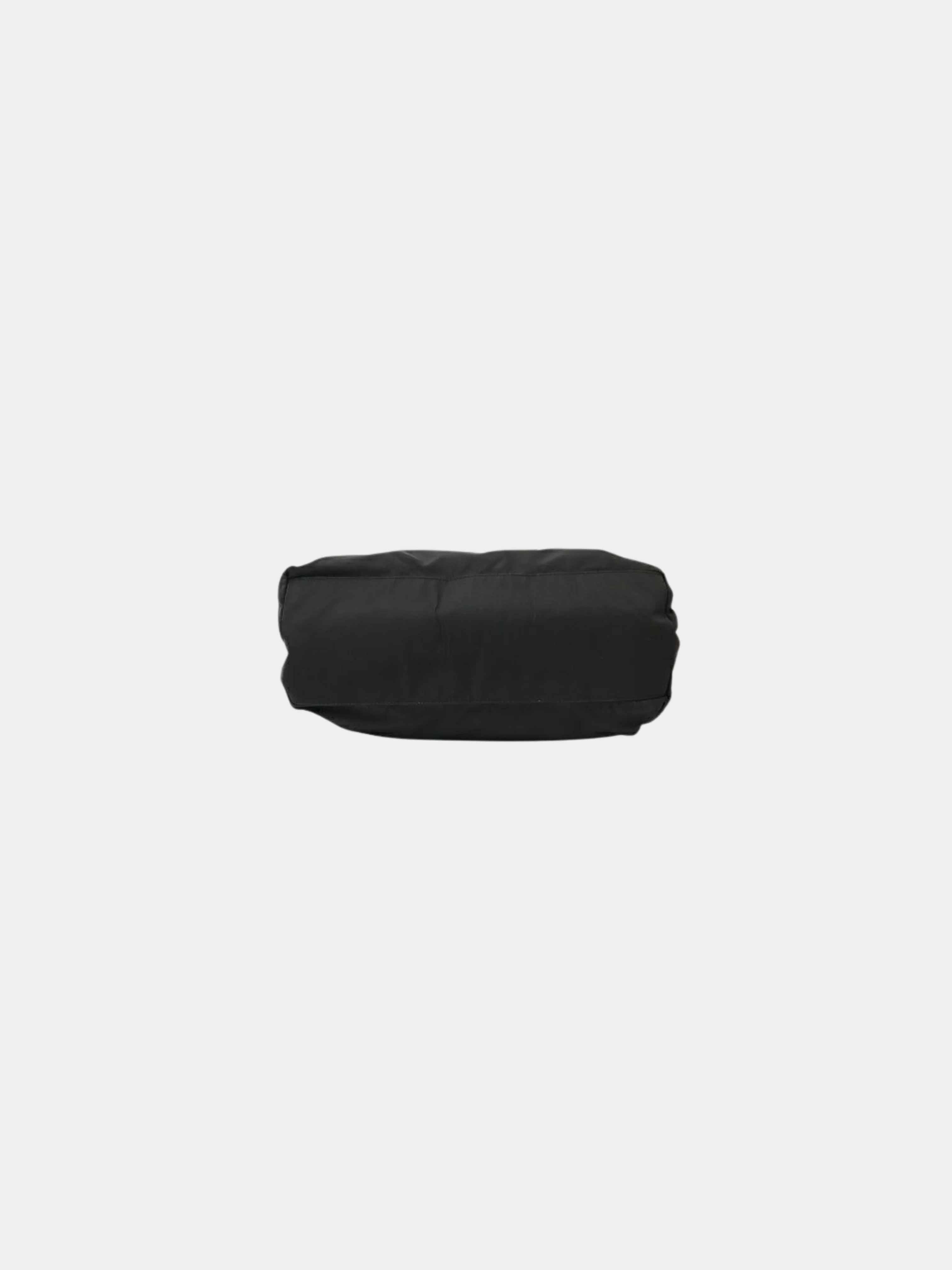 Prada 2000s Black Triangle Logo Hardware Nylon Tote Bag - Image 4