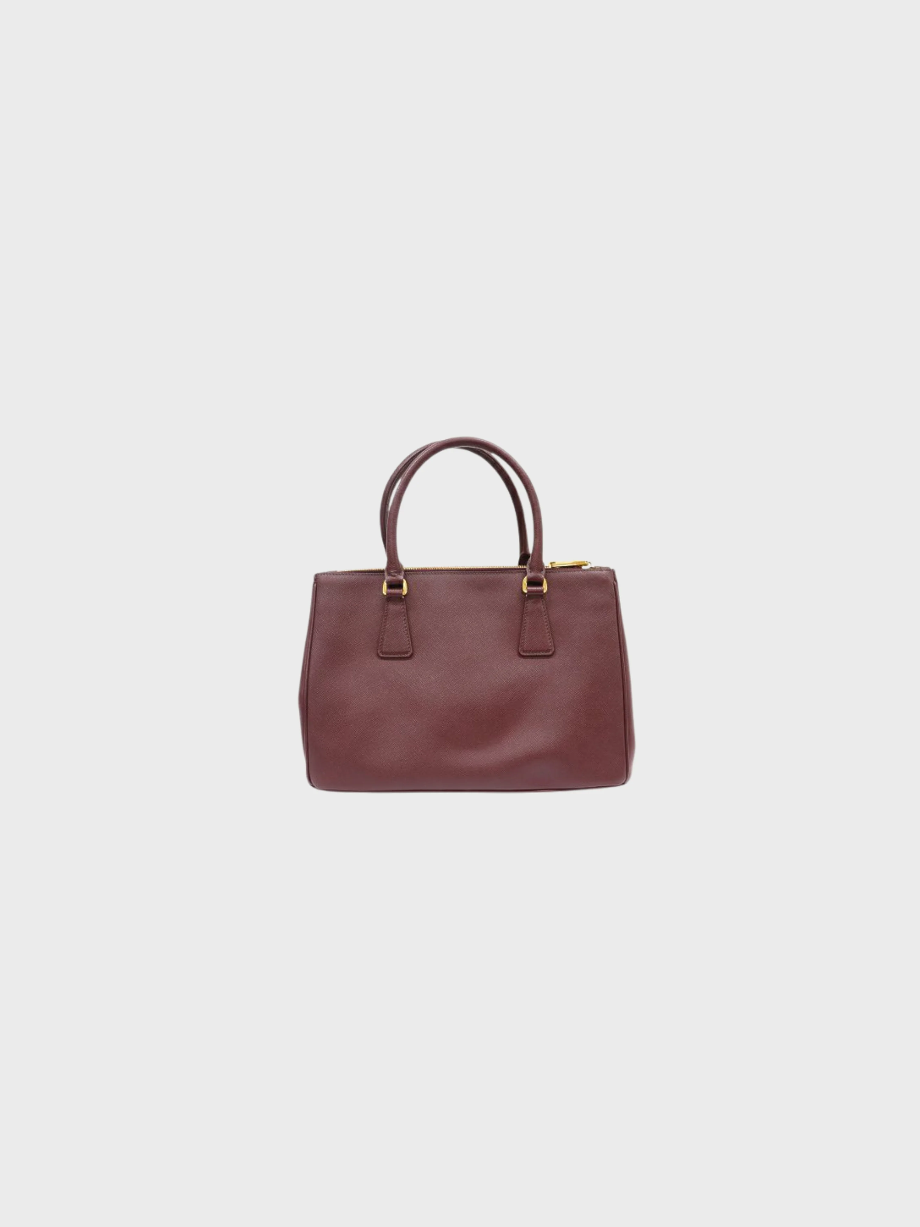 Prada 2000s Bordeaux Galleria Saffiano 2Way Bag - Image 2