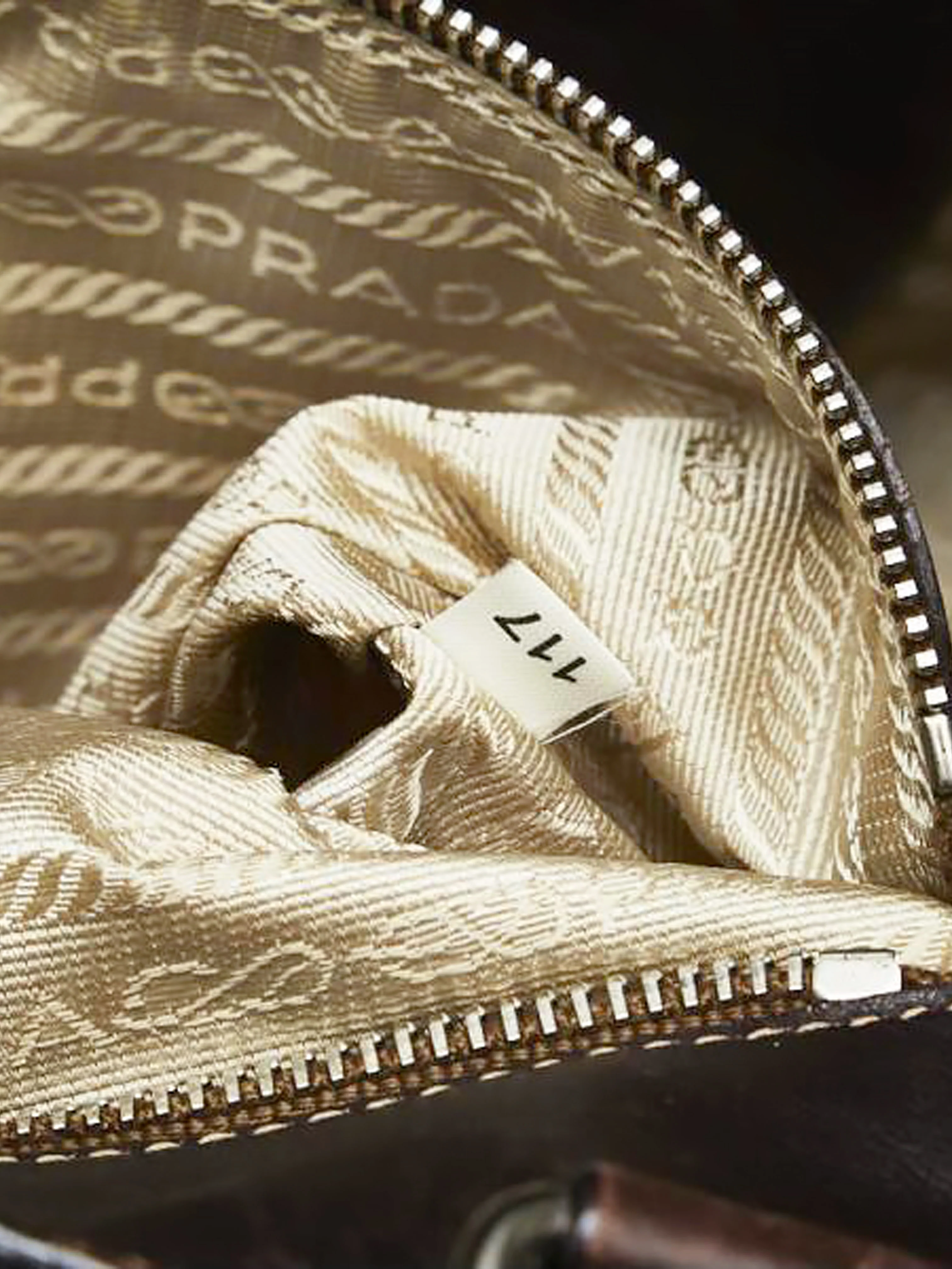 Prada 2000s Canapa Logo Jacquard Canvas Shoulder Bag - Image 4