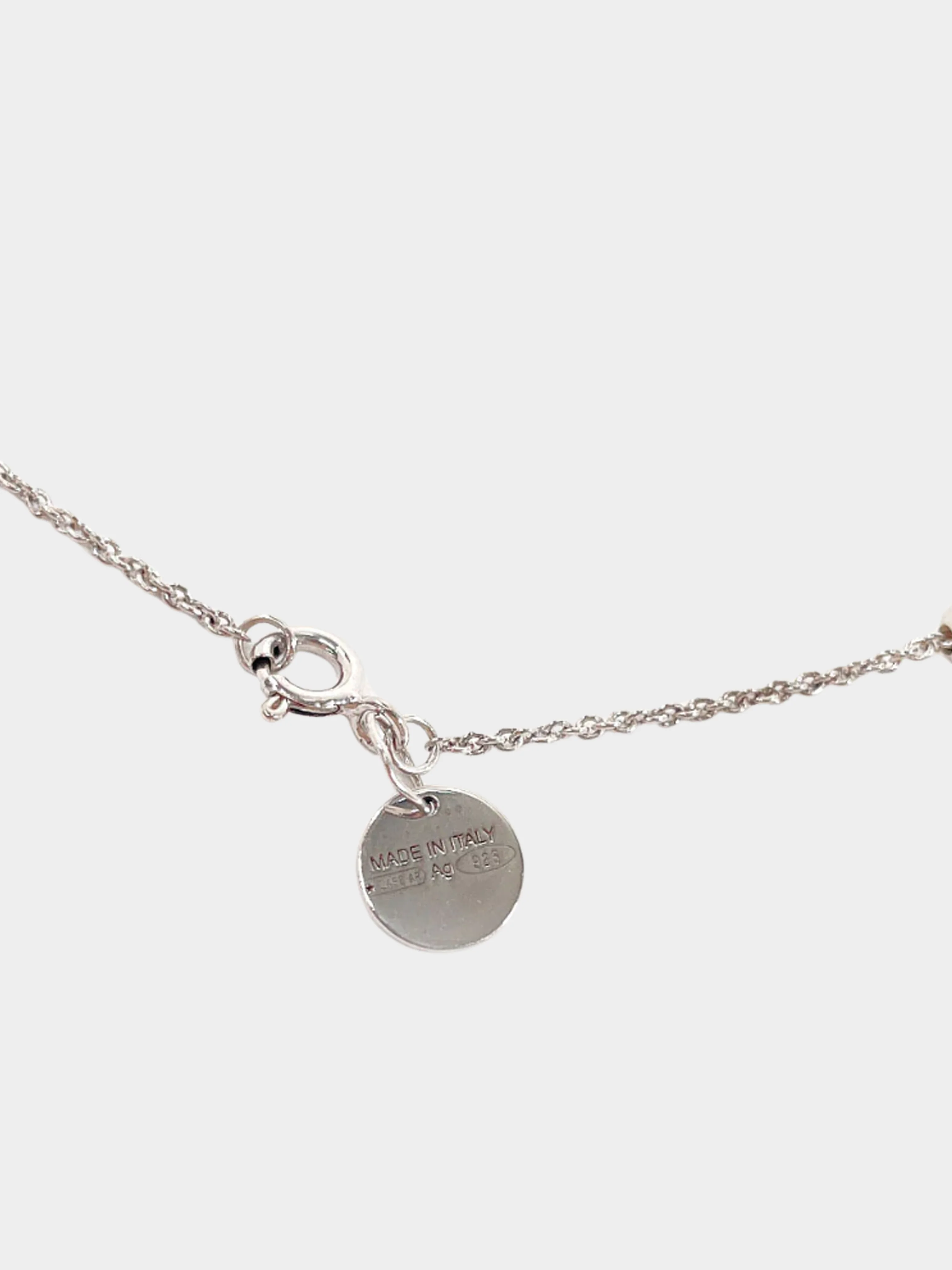 Prada 2000s Multicoloured Bird Pendant Silver Necklace - Image 5