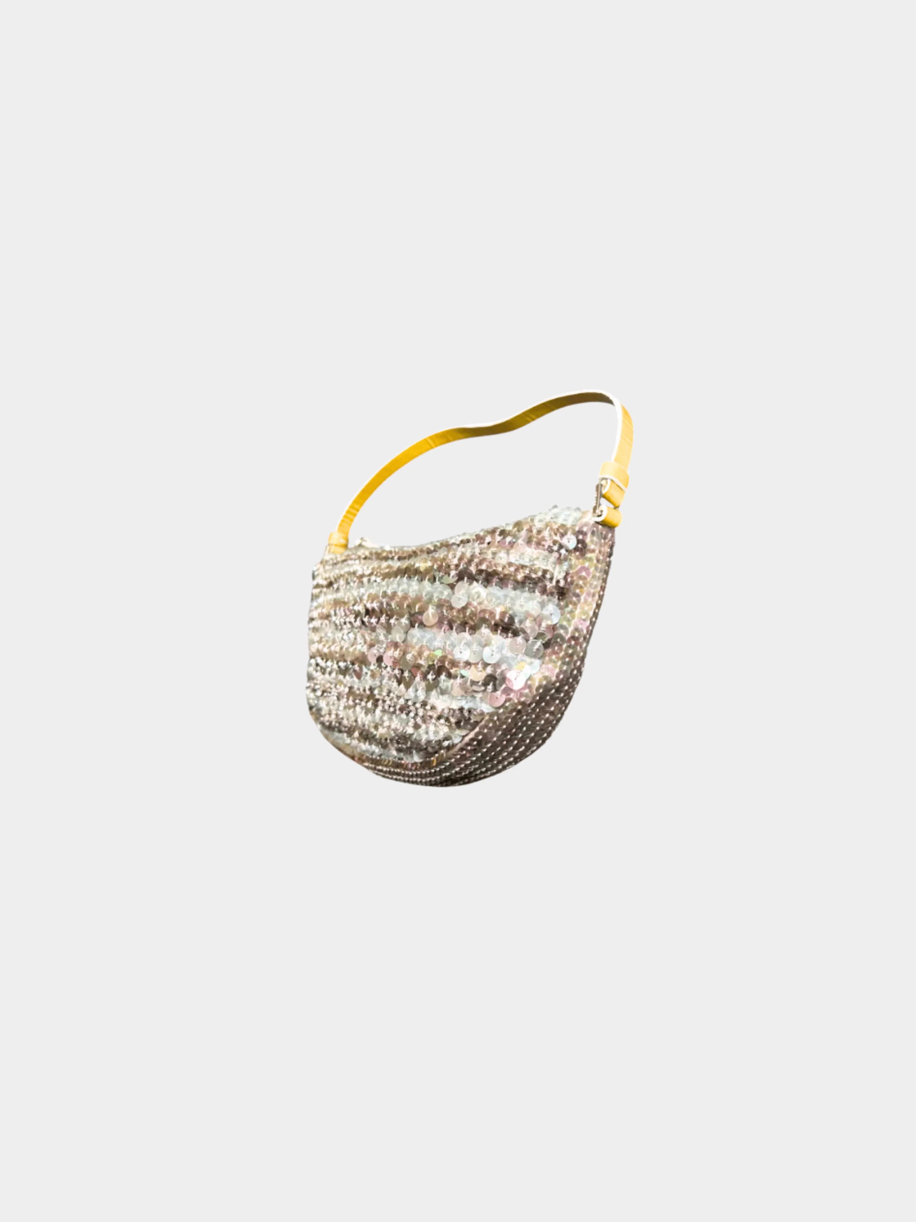 Prada 2000s Sequined Cleo Mini Hand Bag - Image 3