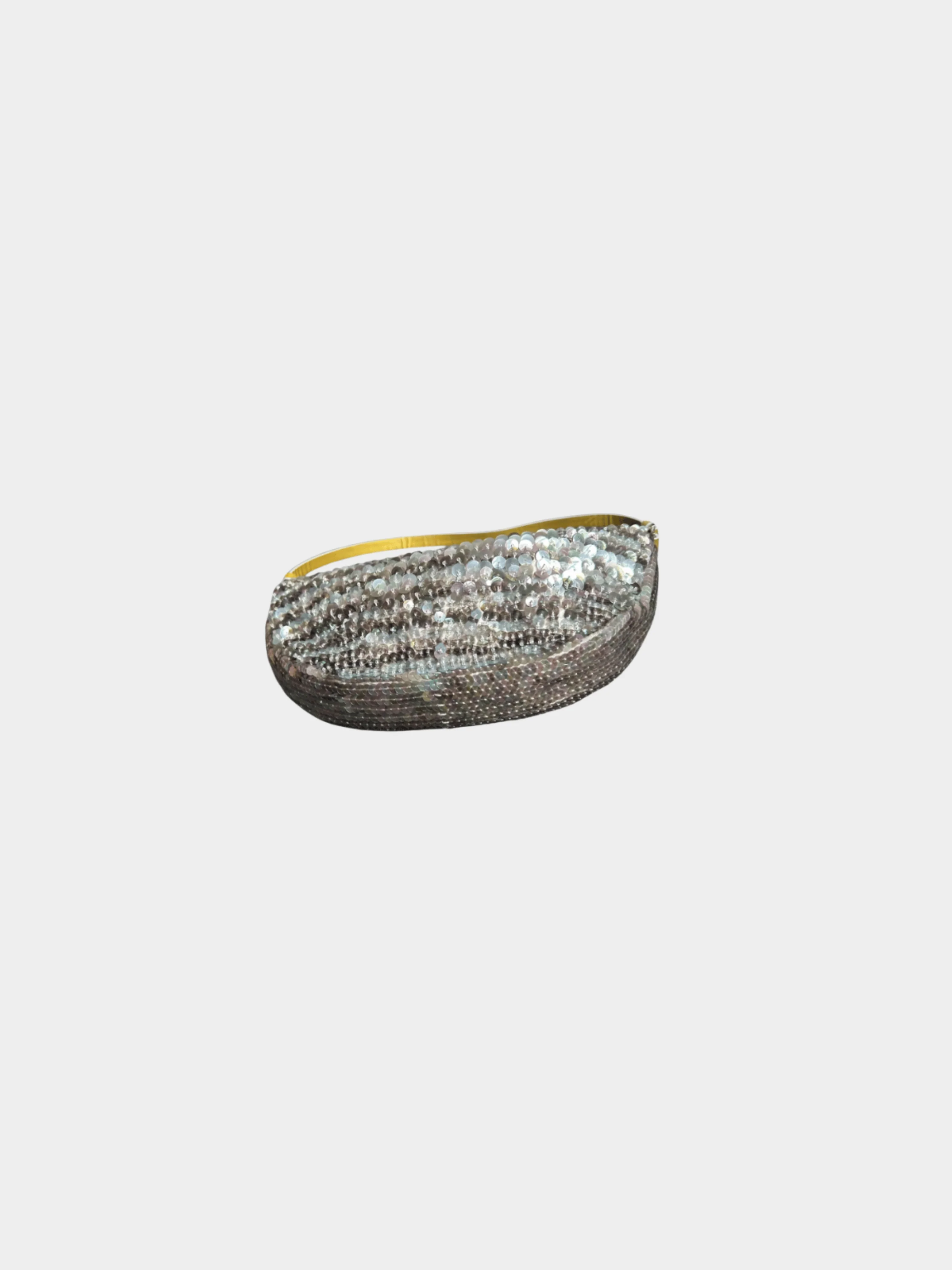 Prada 2000s Sequined Cleo Mini Hand Bag - Image 4