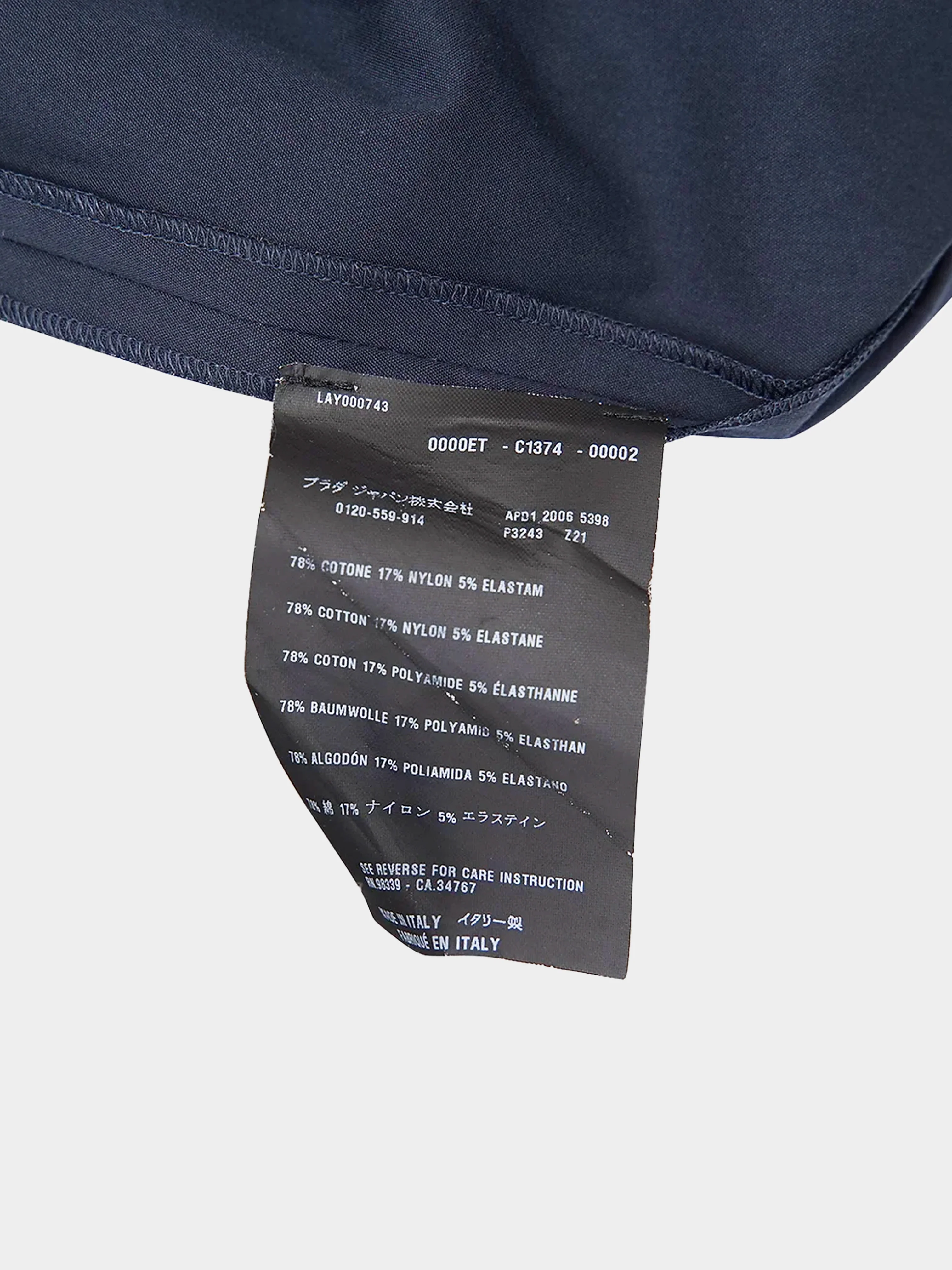 Prada 2006 Navy Pleated Midi Dress - Image 4