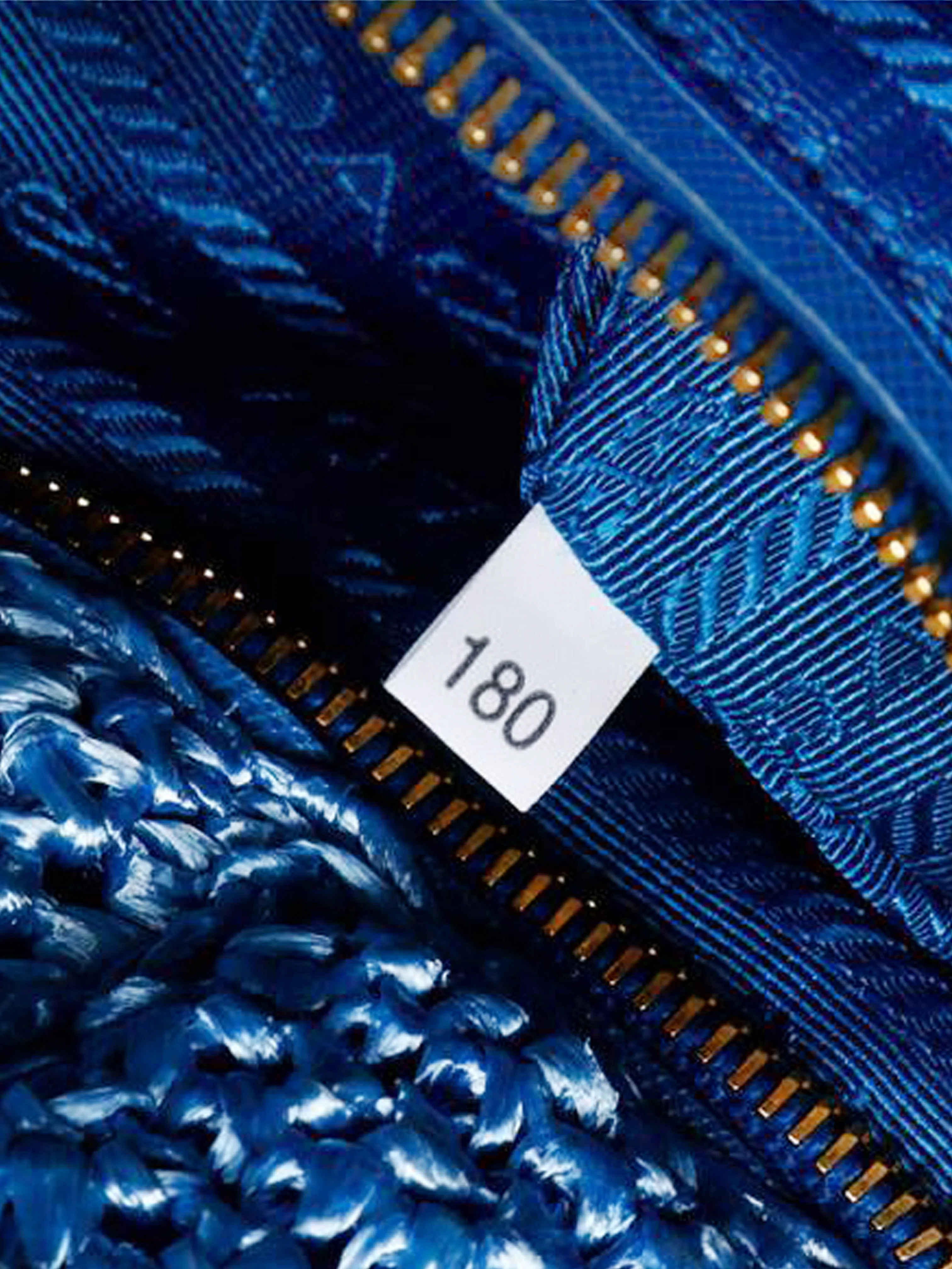Prada 2010s Blue Raffia Grass Fringed Tote Bag - Image 5