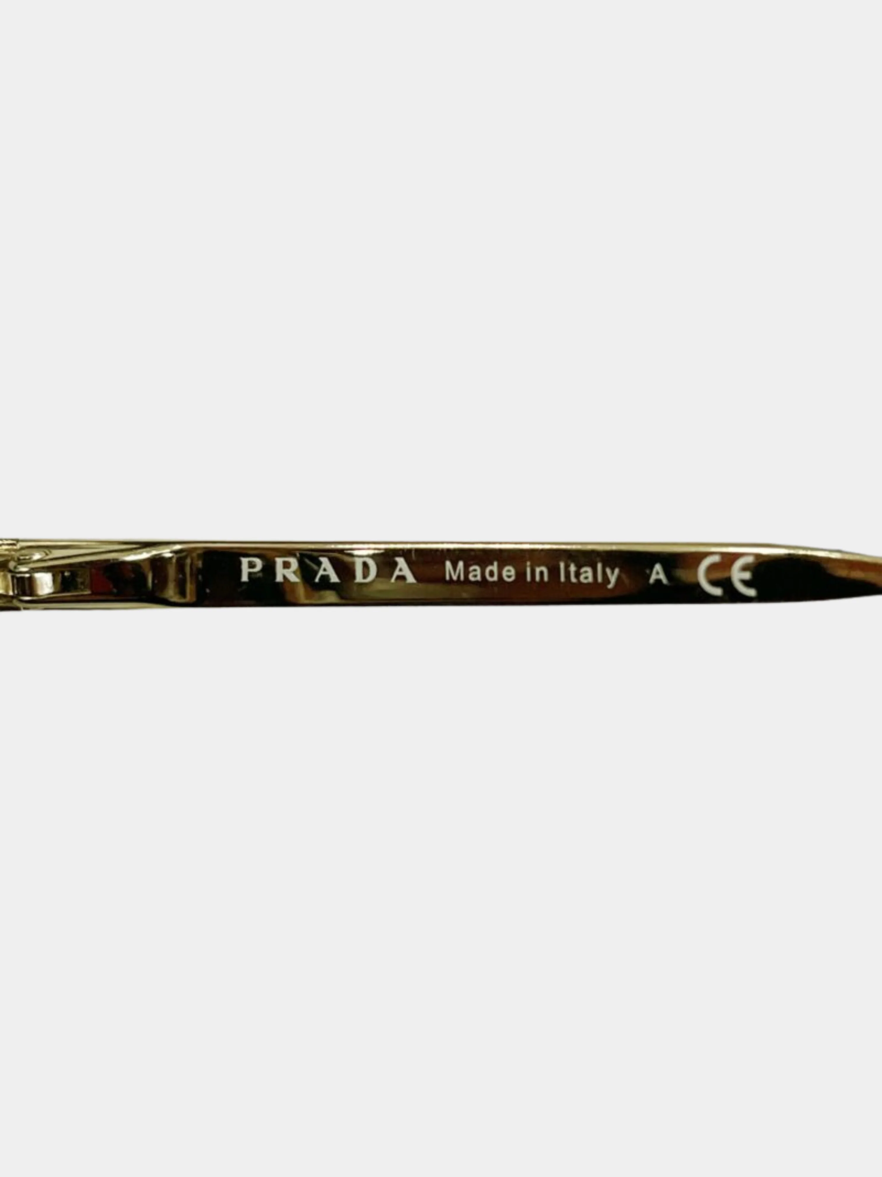 Prada 2010s Tortoiseshell Acetate SPR535 Cat Eye Sunglasses - Image 4