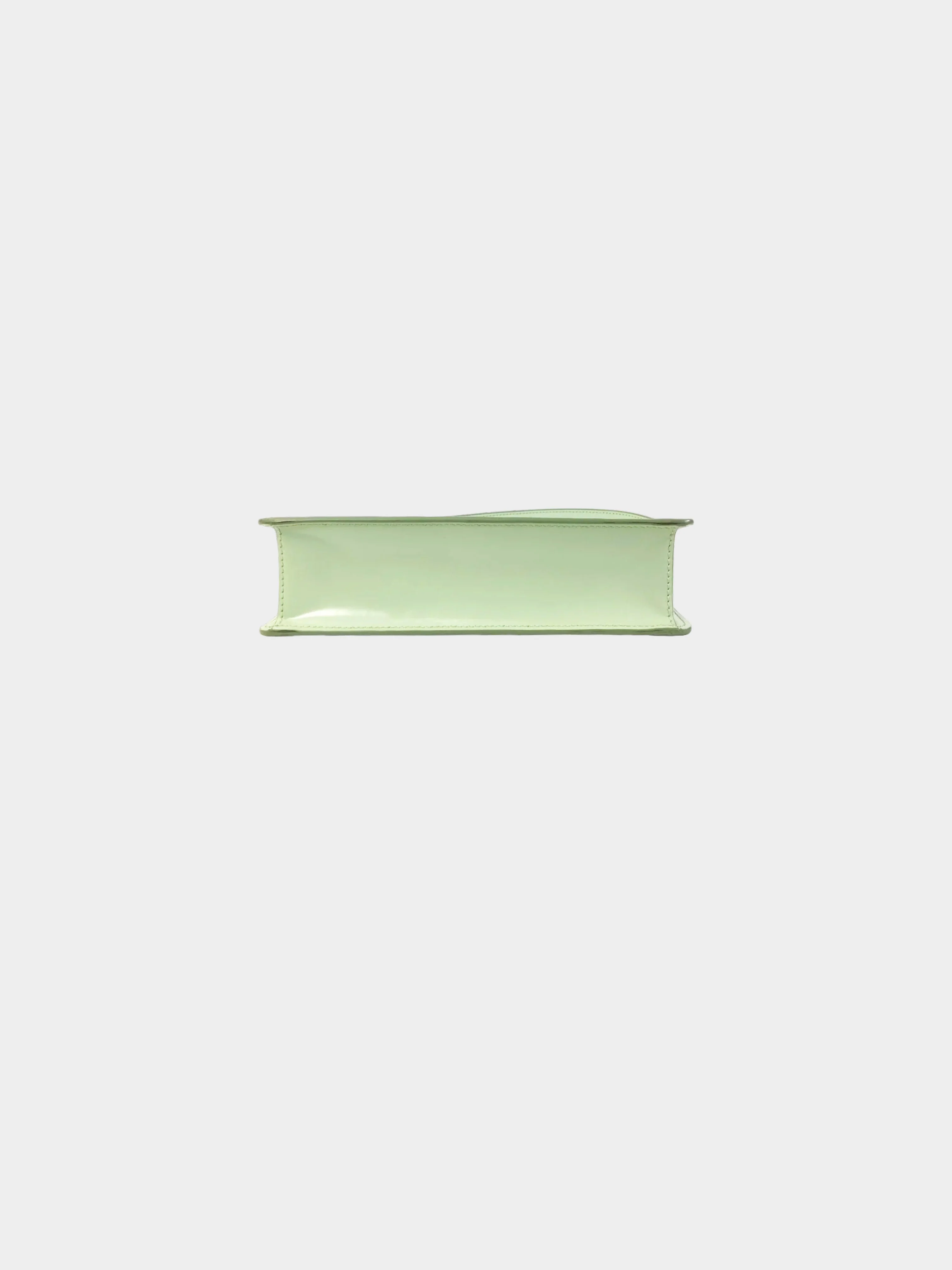 Prada 2019-2023 Green Brushed Leather Shoulder Bag - Image 3