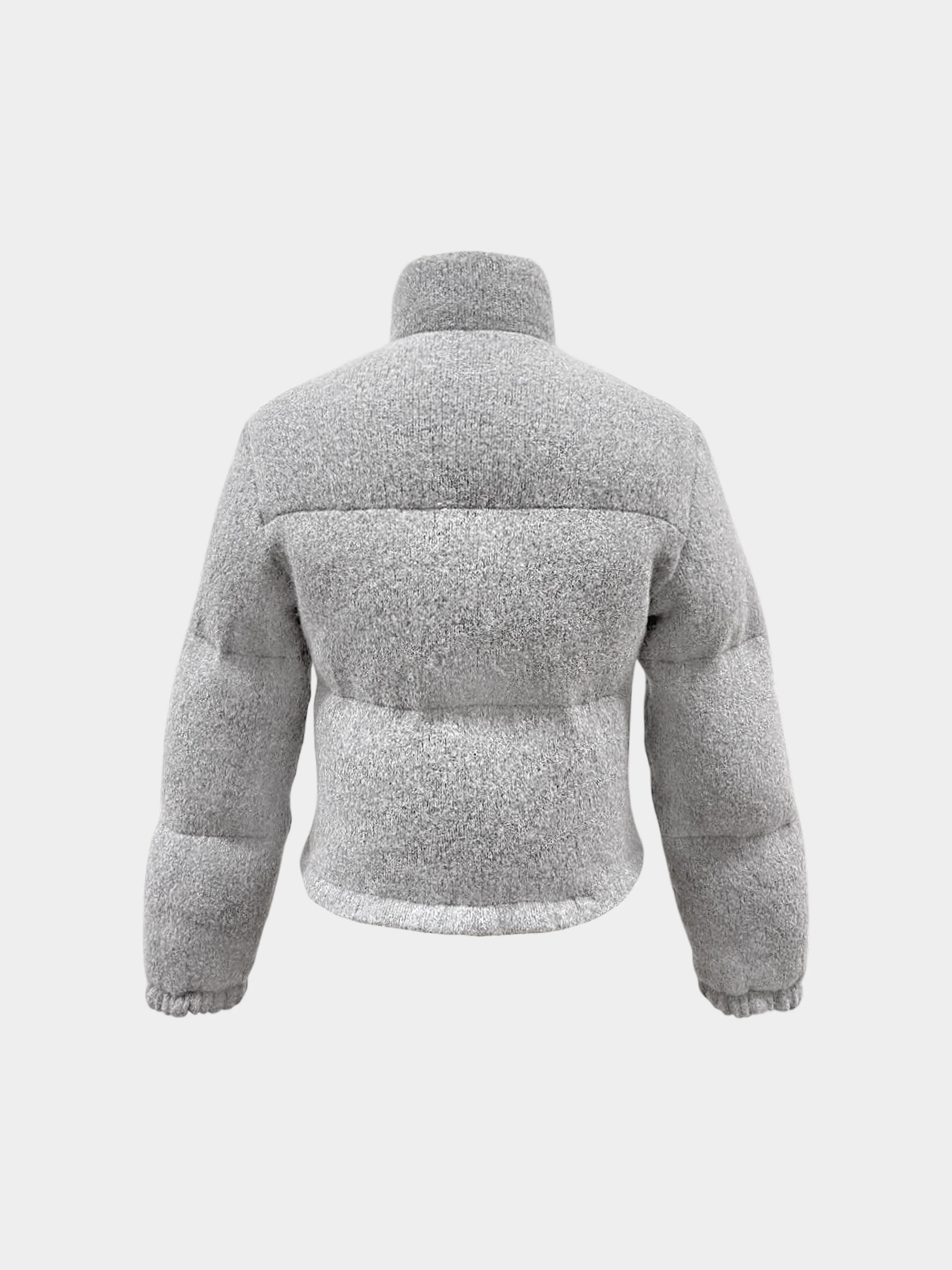 Prada 2021 Grey Down-filled Puffer Jacket - Image 2