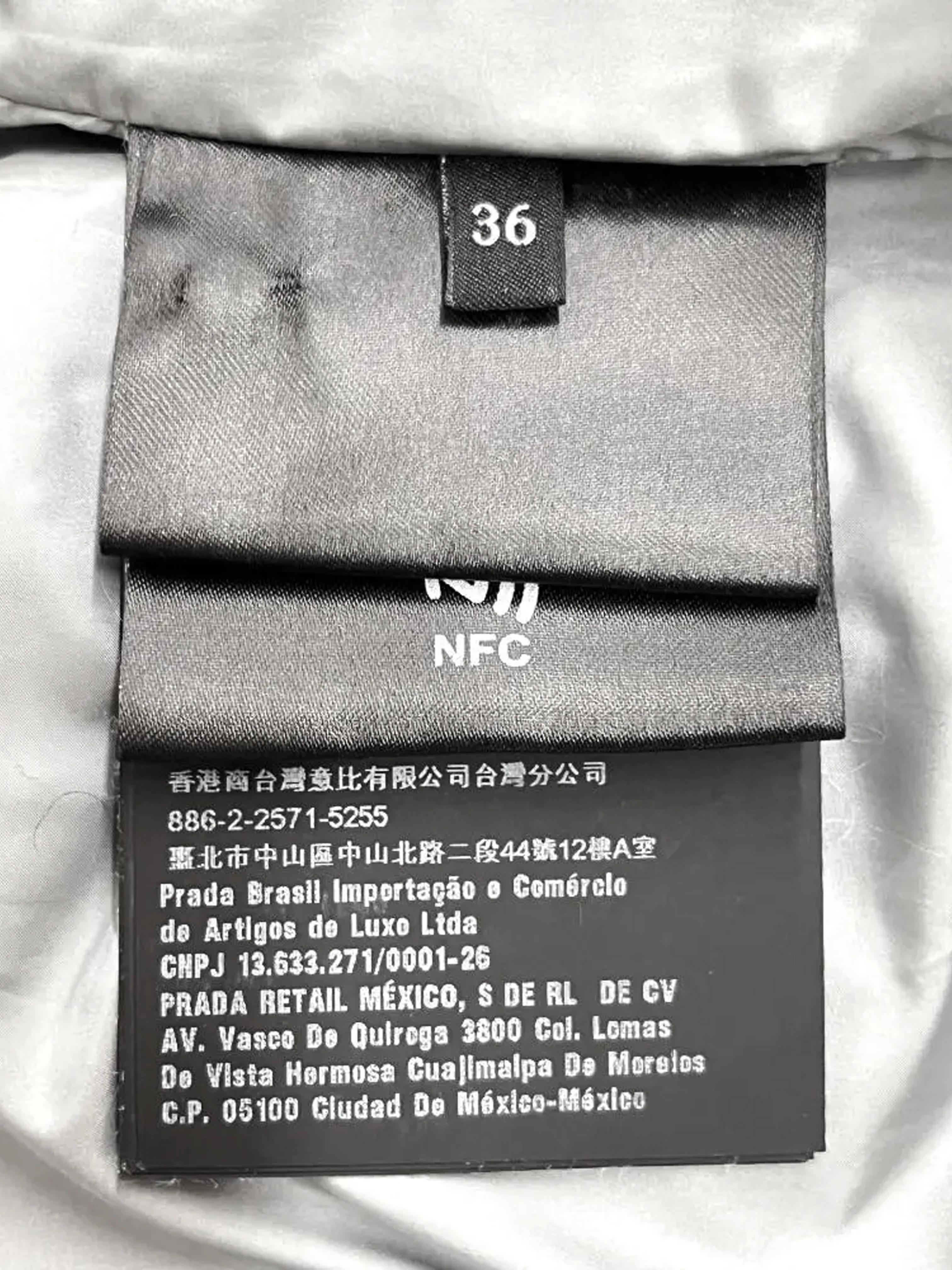 Prada 2021 Grey Down-filled Puffer Jacket - Image 5