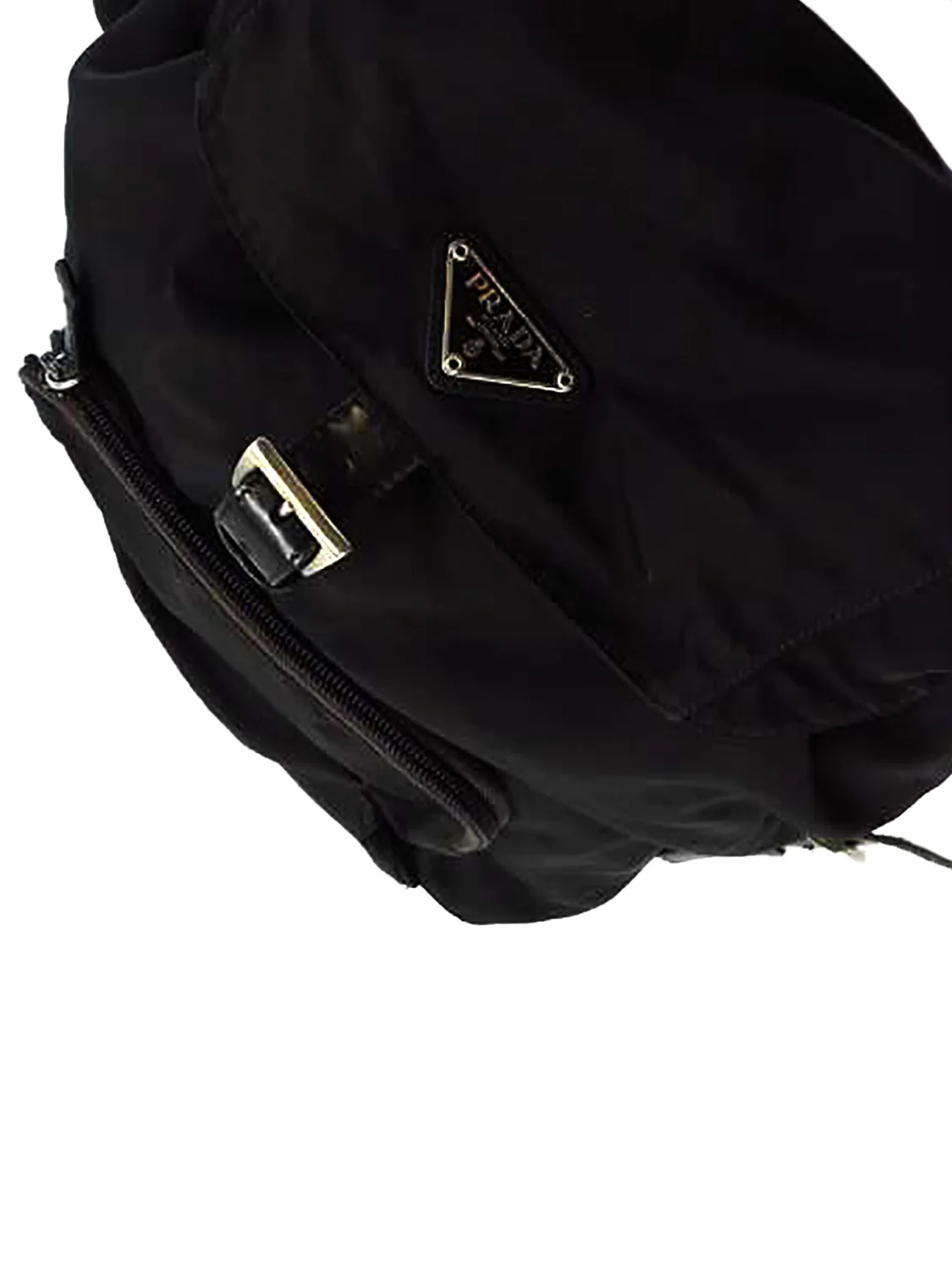 Prada 2000s Black Canvas Backpack - Image 3