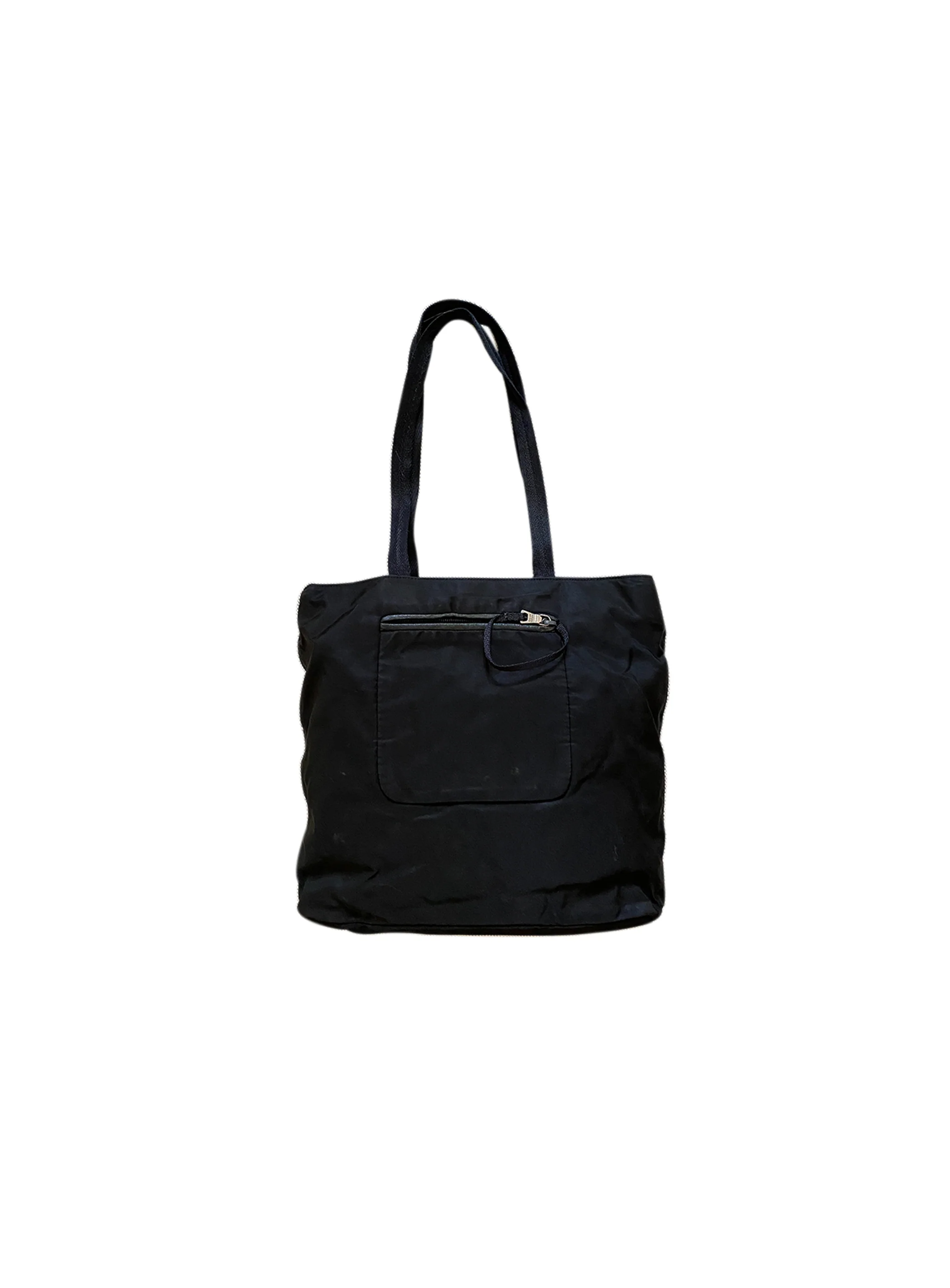 Prada 2000s Black Canvas Tote - Image 3