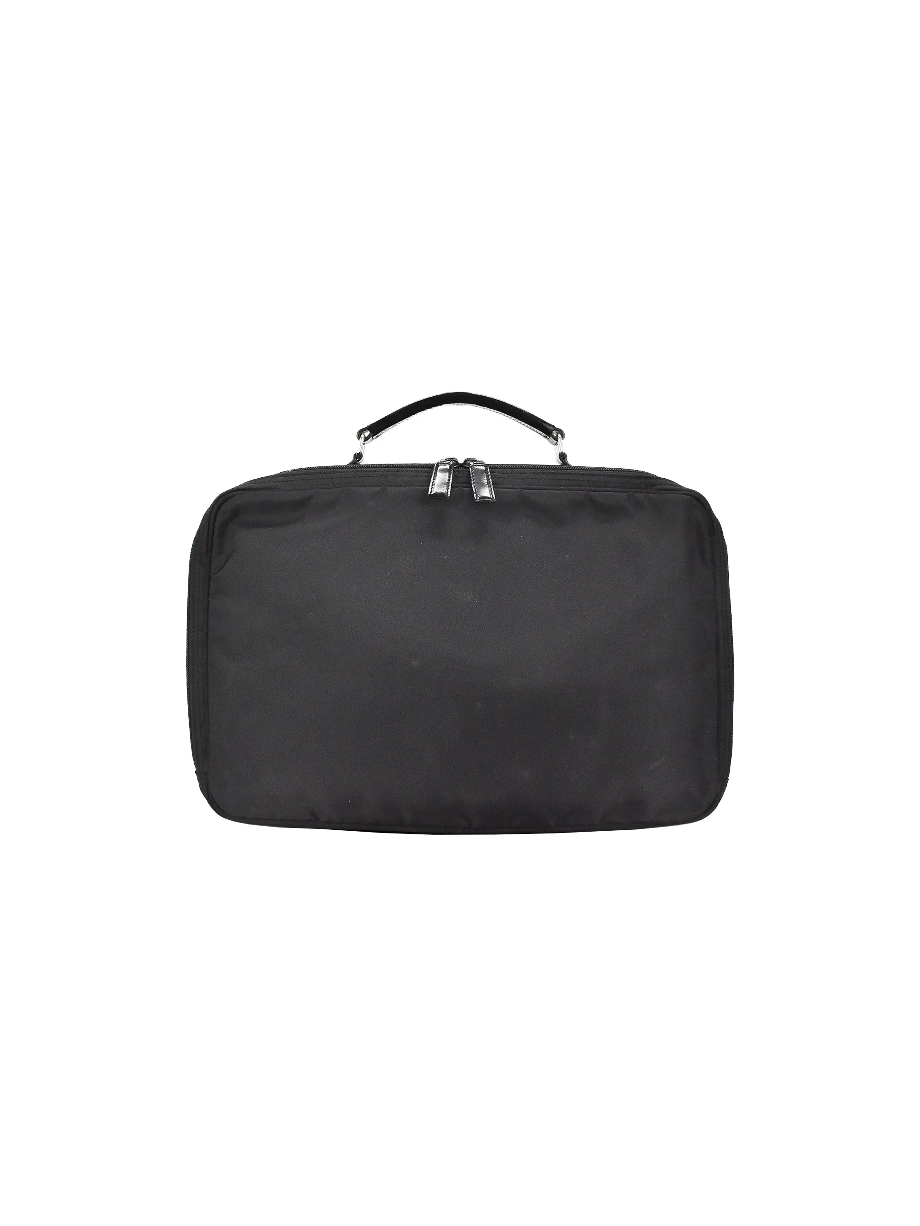 Prada 2000s Black Nylon Briefcase - Image 3