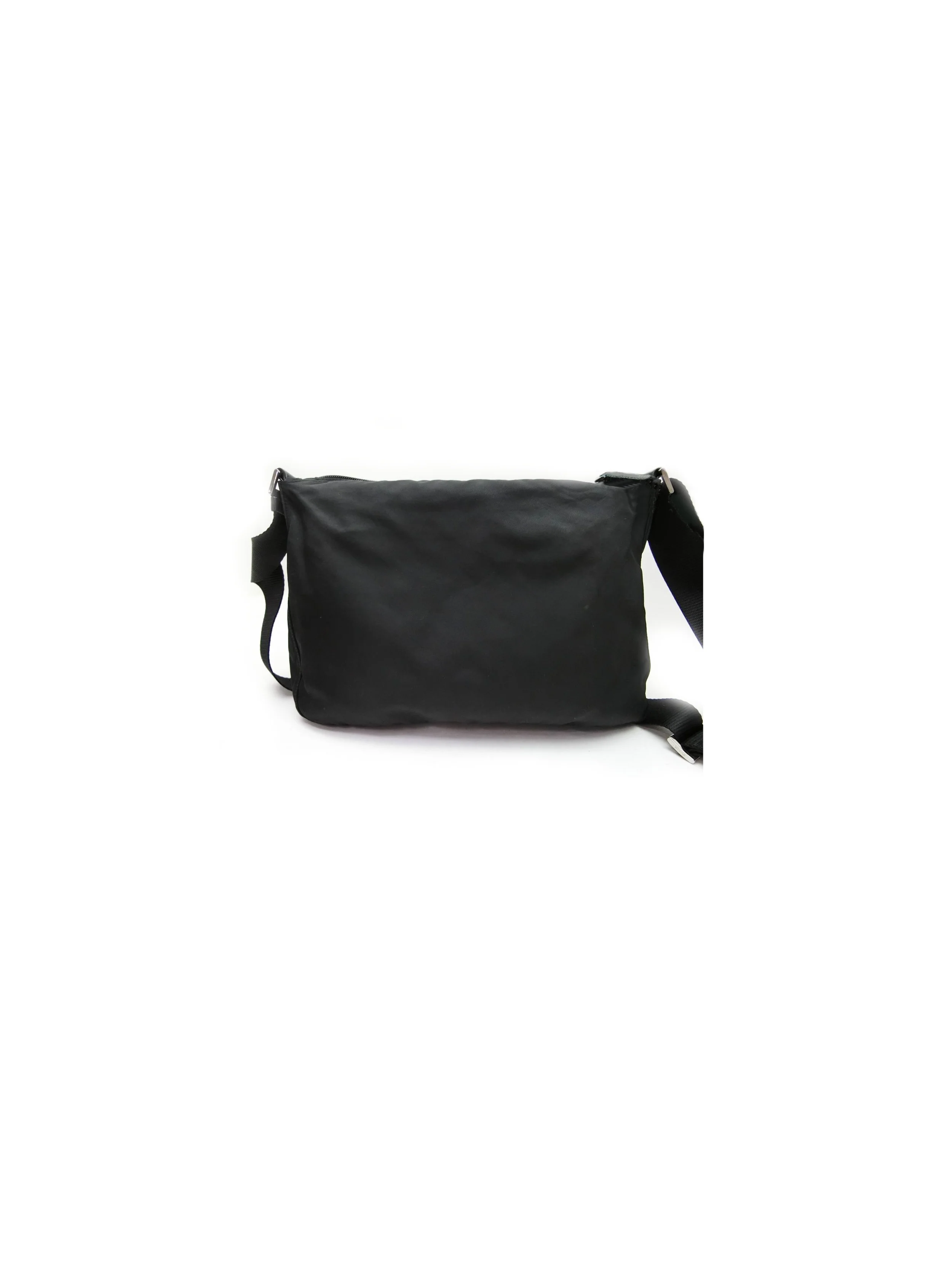 Prada 2000s Black Nylon Handbag - Image 2