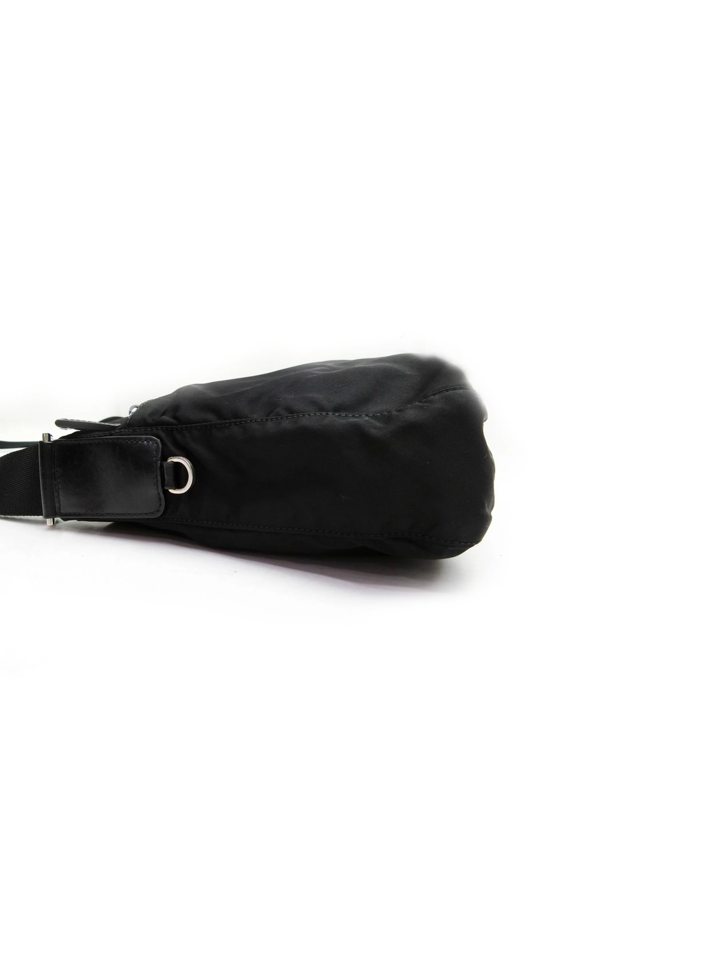 Prada 2000s Black Nylon Handbag - Image 4