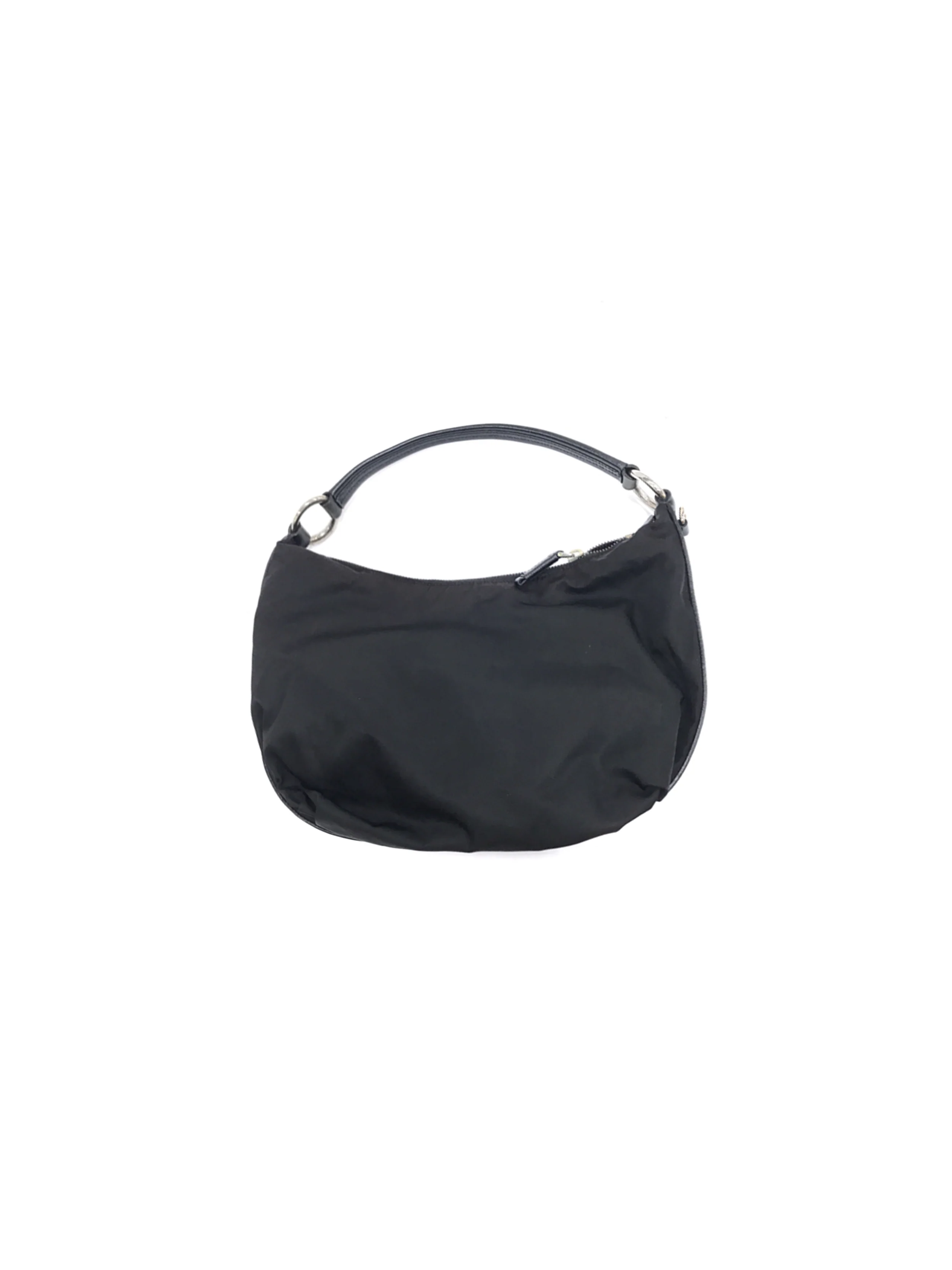 Prada 2000s Black Nylon Mini Handbag - Image 2