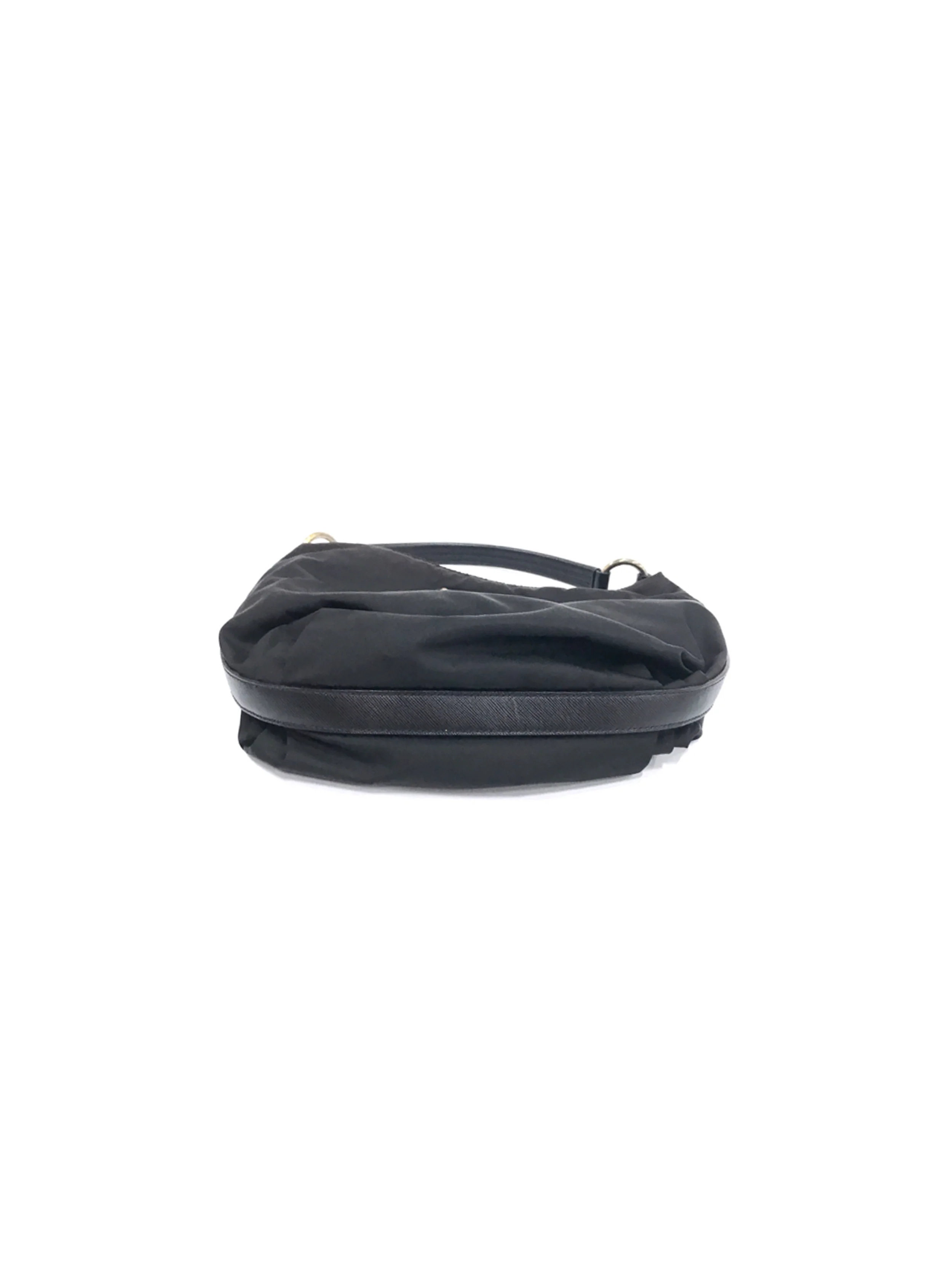 Prada 2000s Black Nylon Mini Handbag - Image 3
