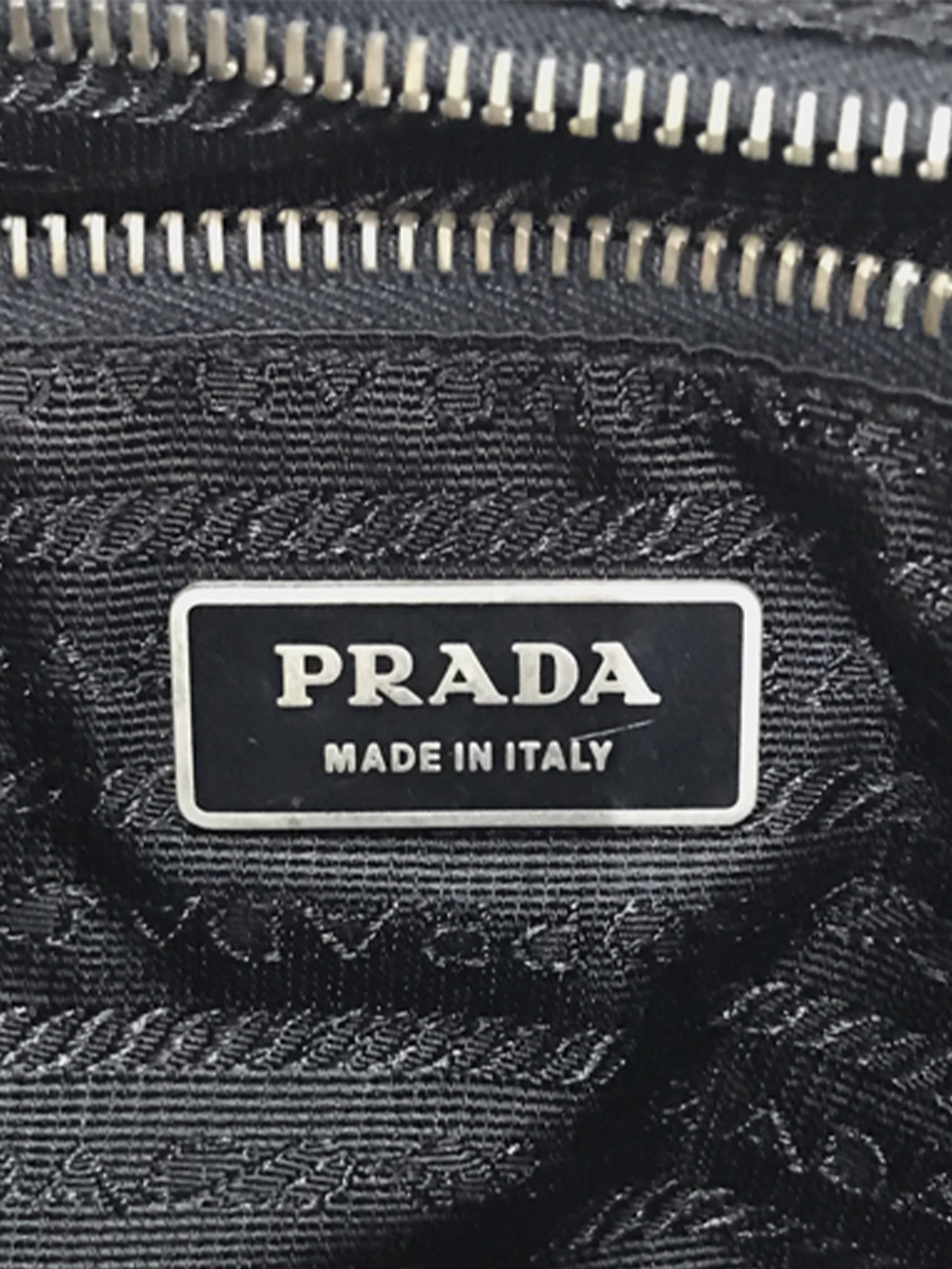 Prada 2000s Black Nylon Mini Handbag - Image 4