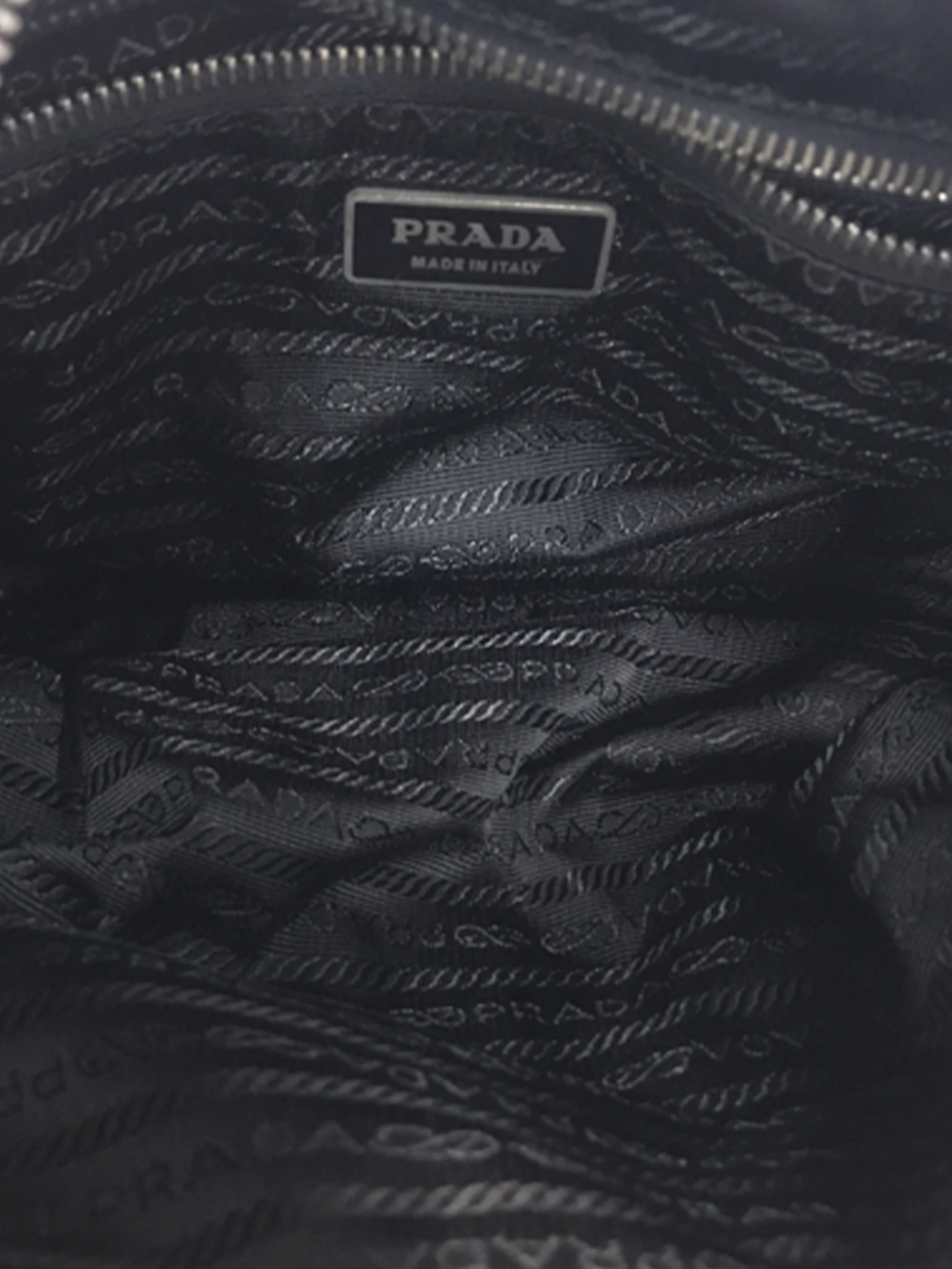 Prada 2000s Black Nylon Mini Handbag - Image 5