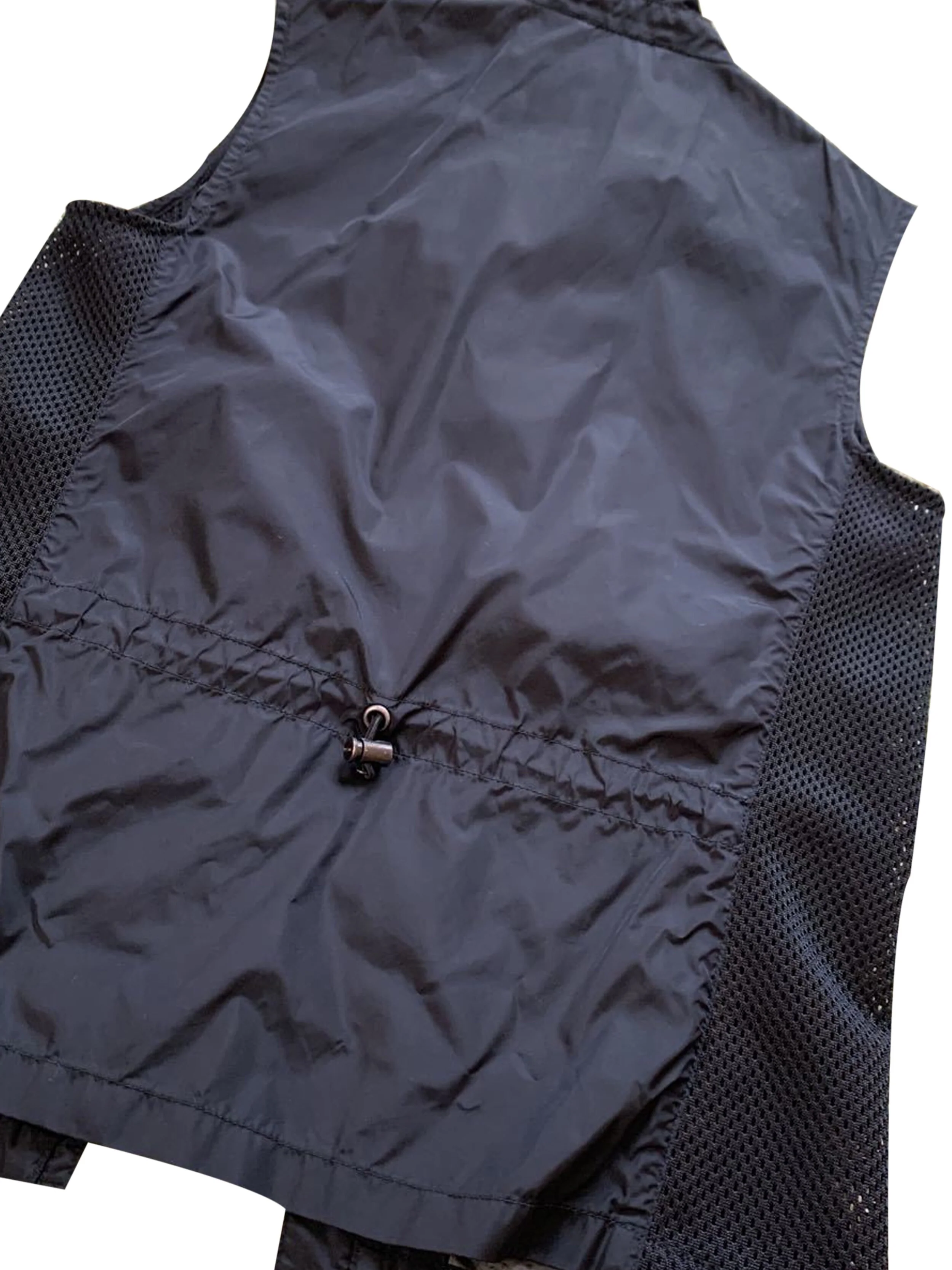 Prada 2000s Technical Black Nylon Vest - Image 2